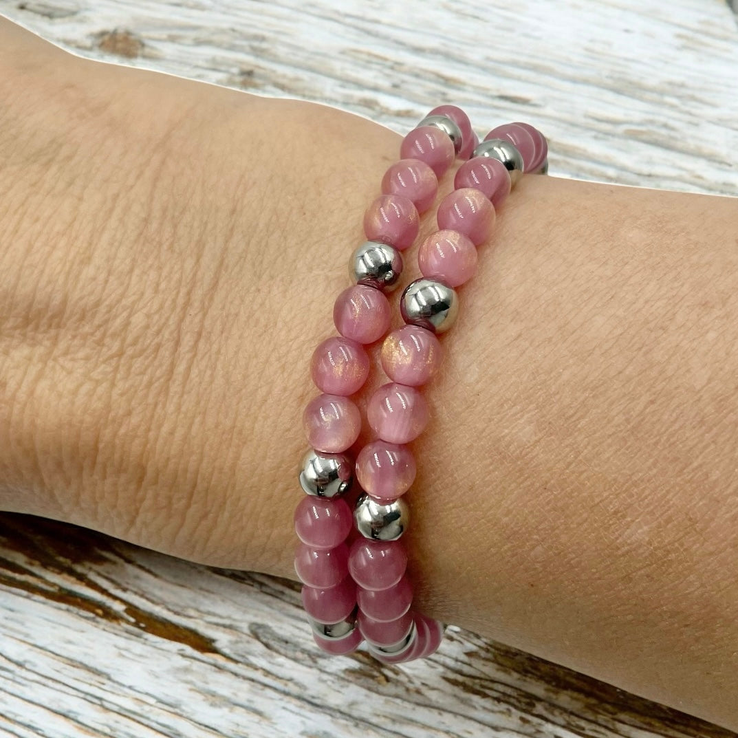 Dreamy Night Sky Wrap Bracelet ~ Desert Sunset