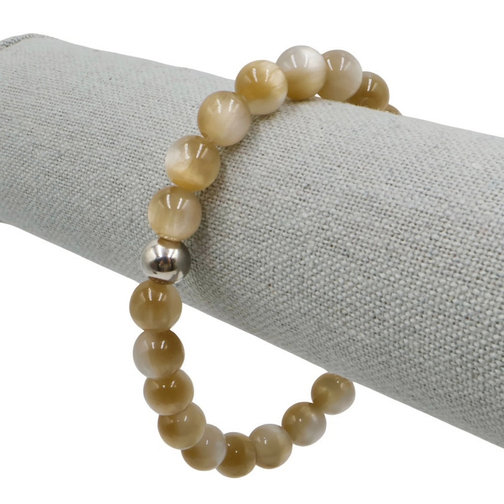 Satin Mist Bracelet ~ Driftwood