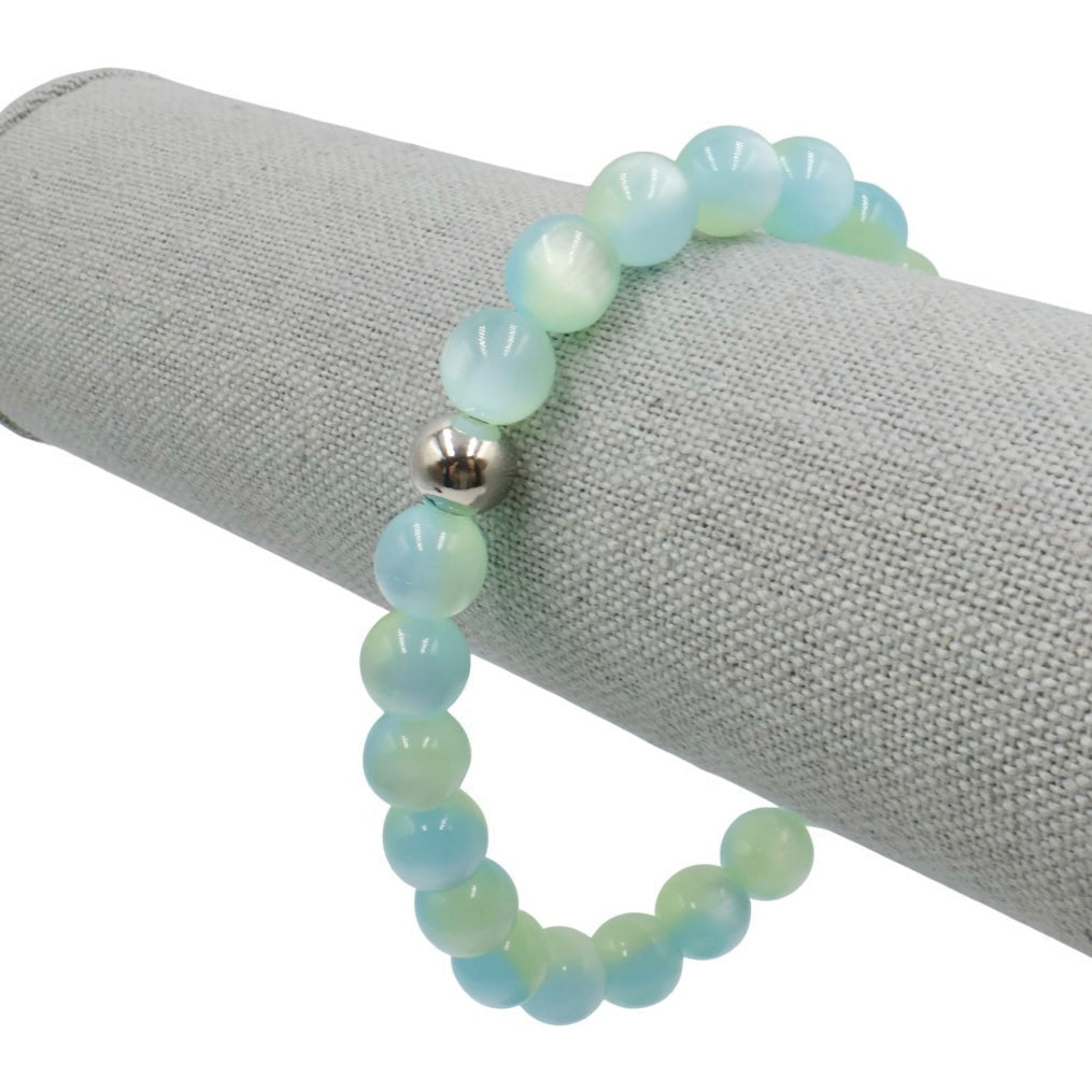 Satin Mist Bracelet ~ Sea Green