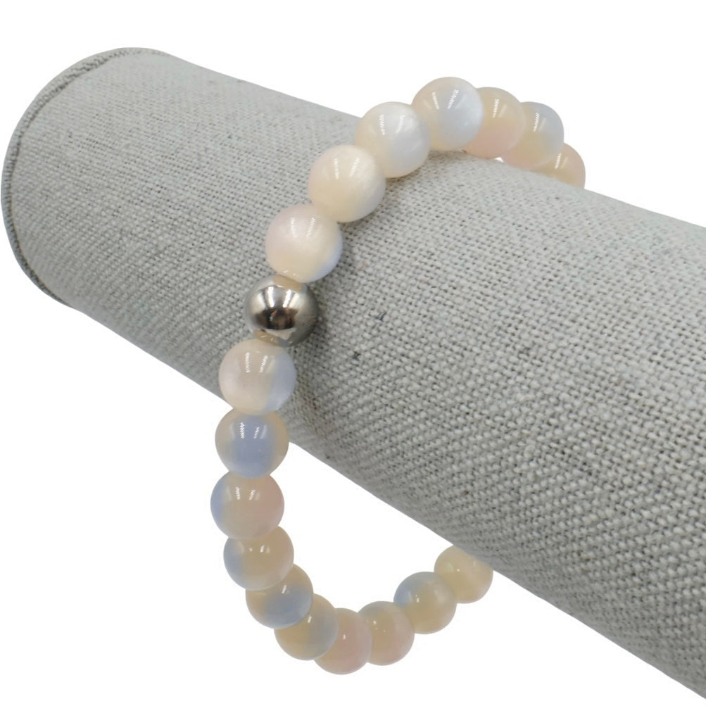 Satin Mist Bracelet ~ Pearl Mist