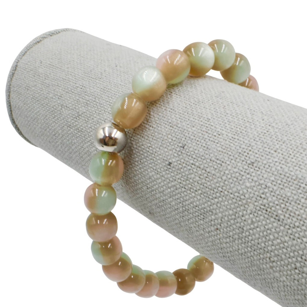 Satin Mist Bracelet ~ Moss