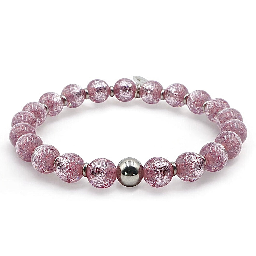 Baby Pink | Glitter Bracelet
