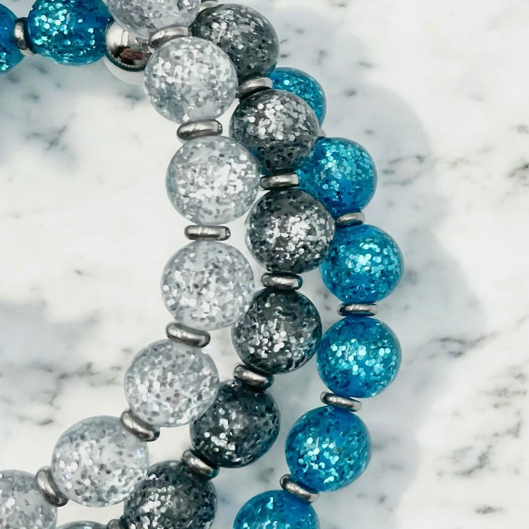 Glitter Bracelet ~ White Diamond