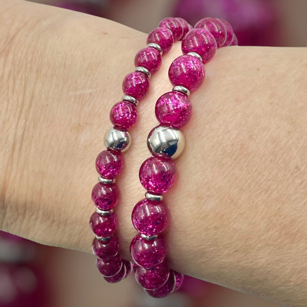 Glitter Bracelet Mini ~ Loganberry