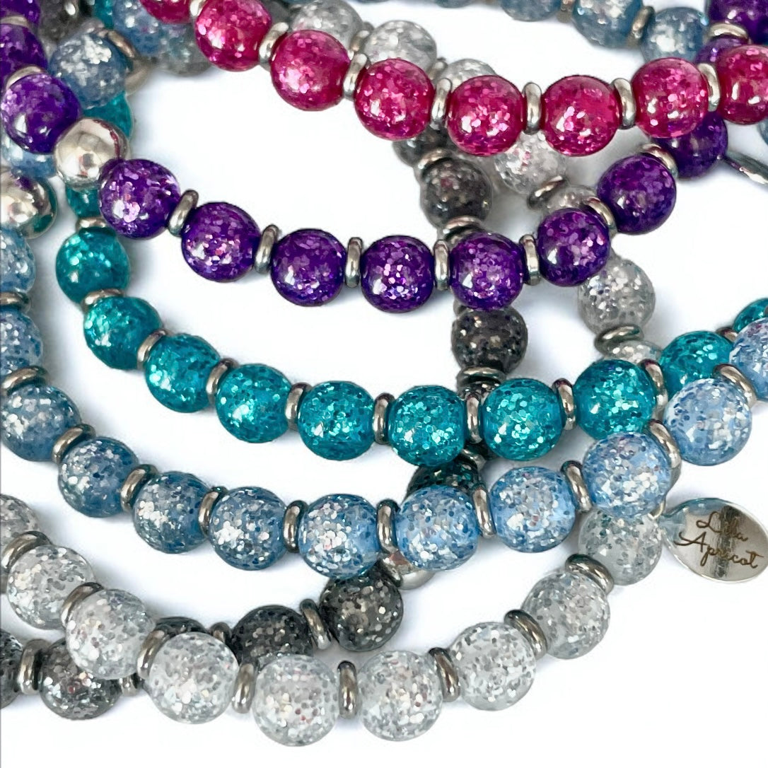 Glitter Bracelet Mini ~ Loganberry