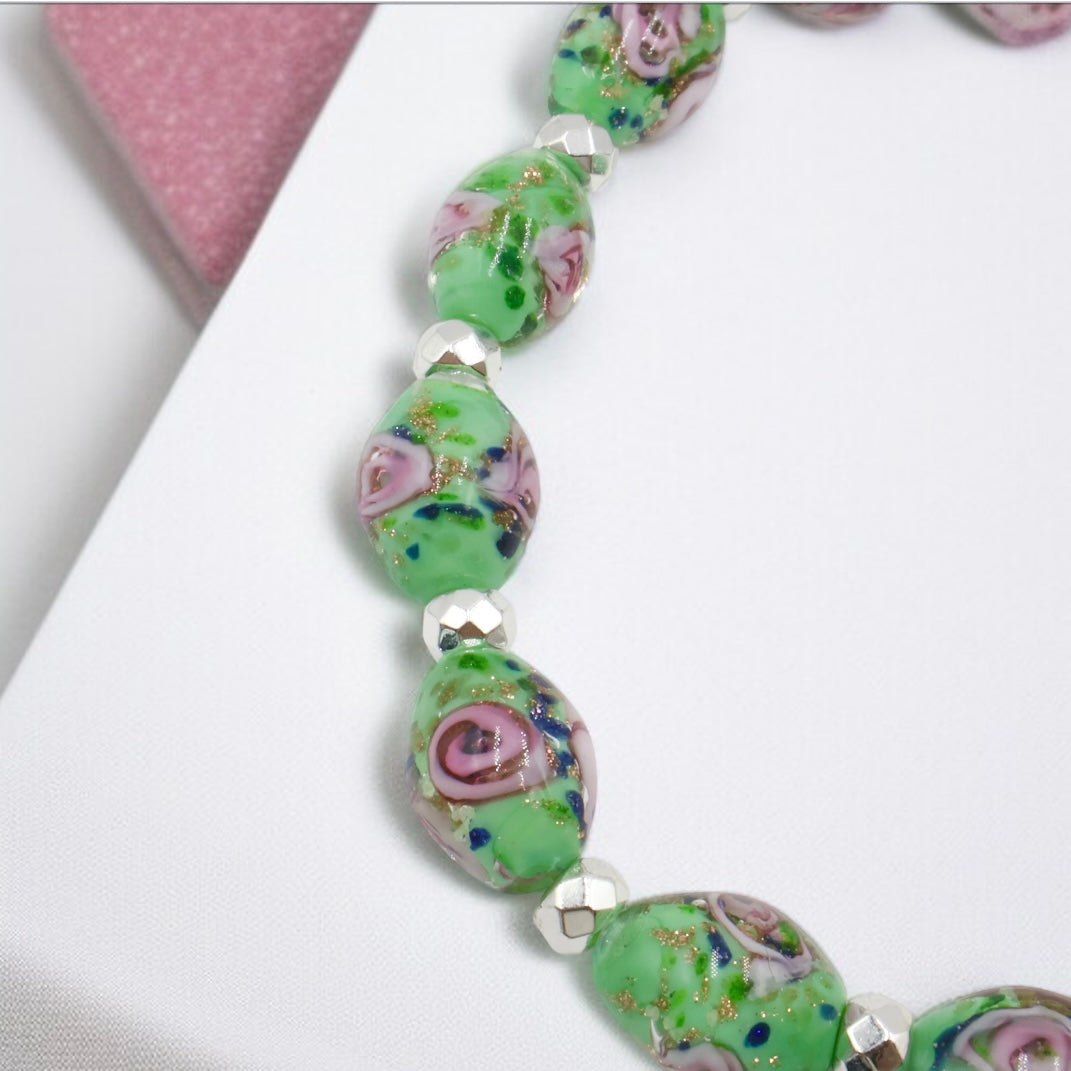 Luminous Oval Rose Bracelets ~ Cactus Rose