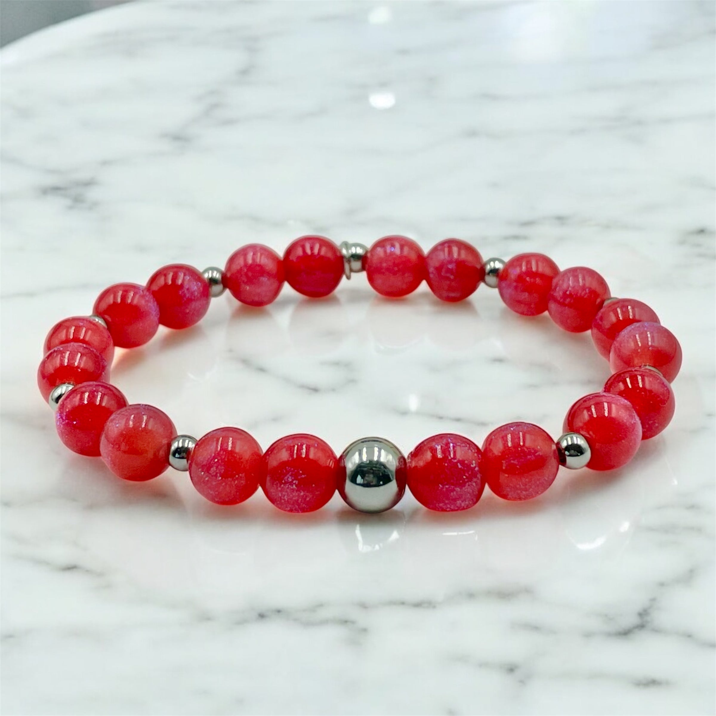 Sparkling Night Sky ~ Crimson Star