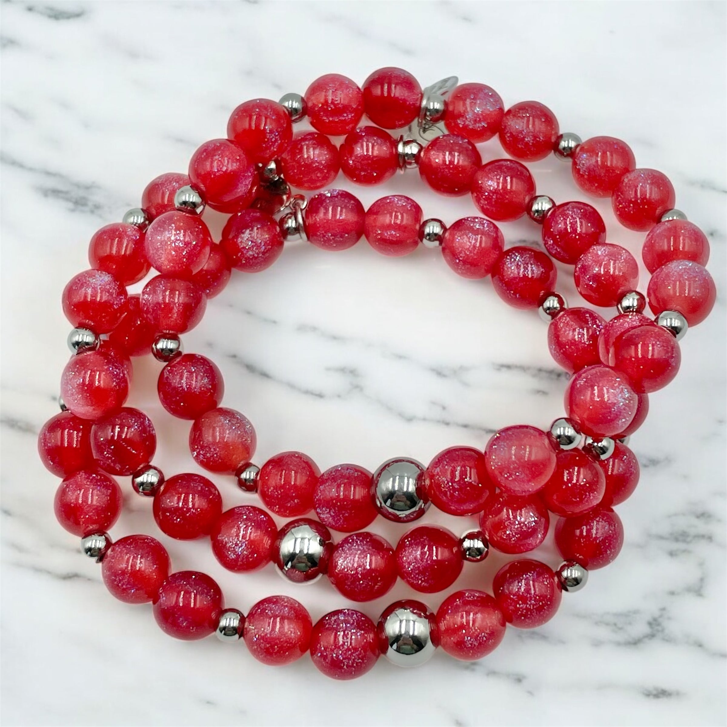 Sparkling Night Sky ~ Crimson Star