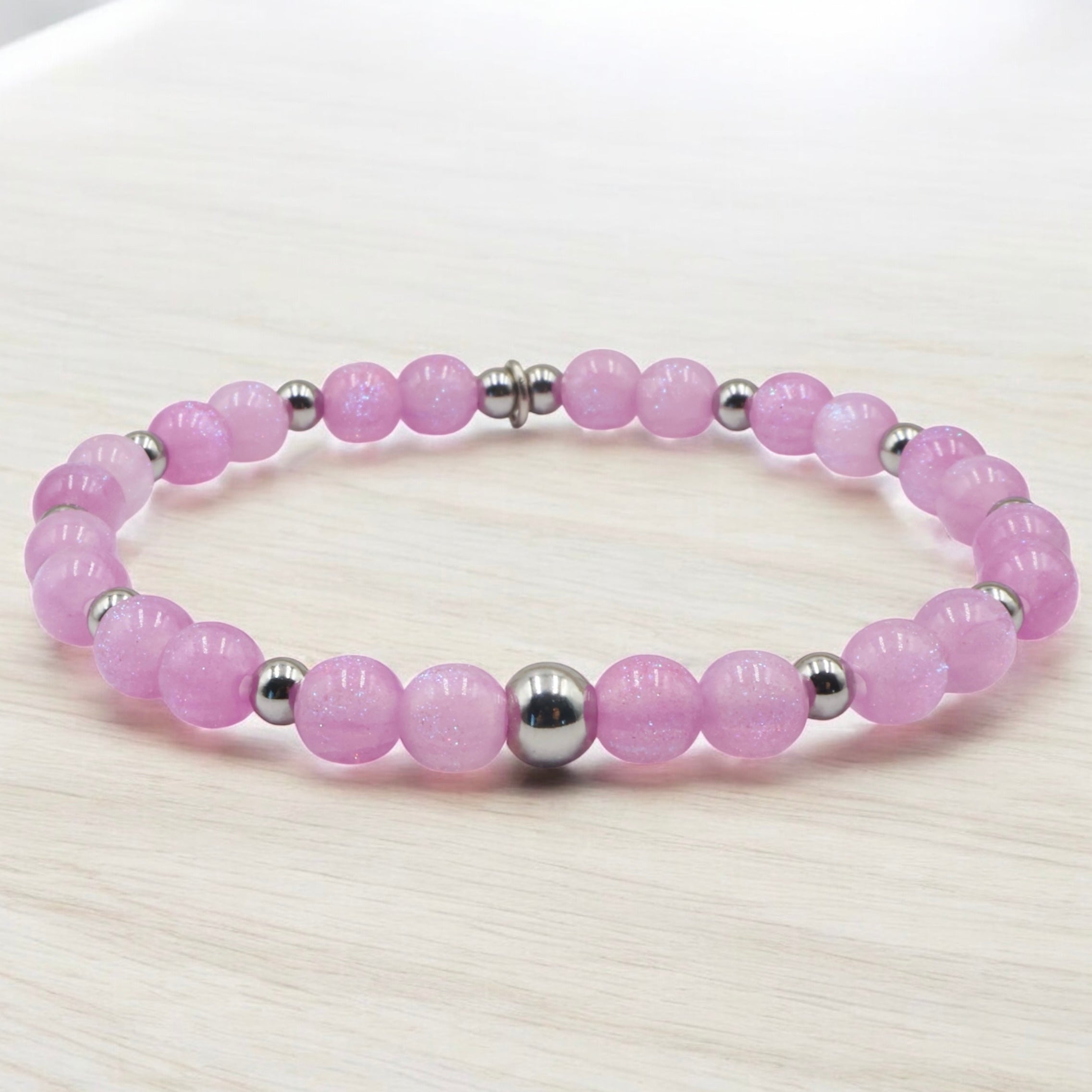 Sparkling Night Sky ~ Pink Snowberry