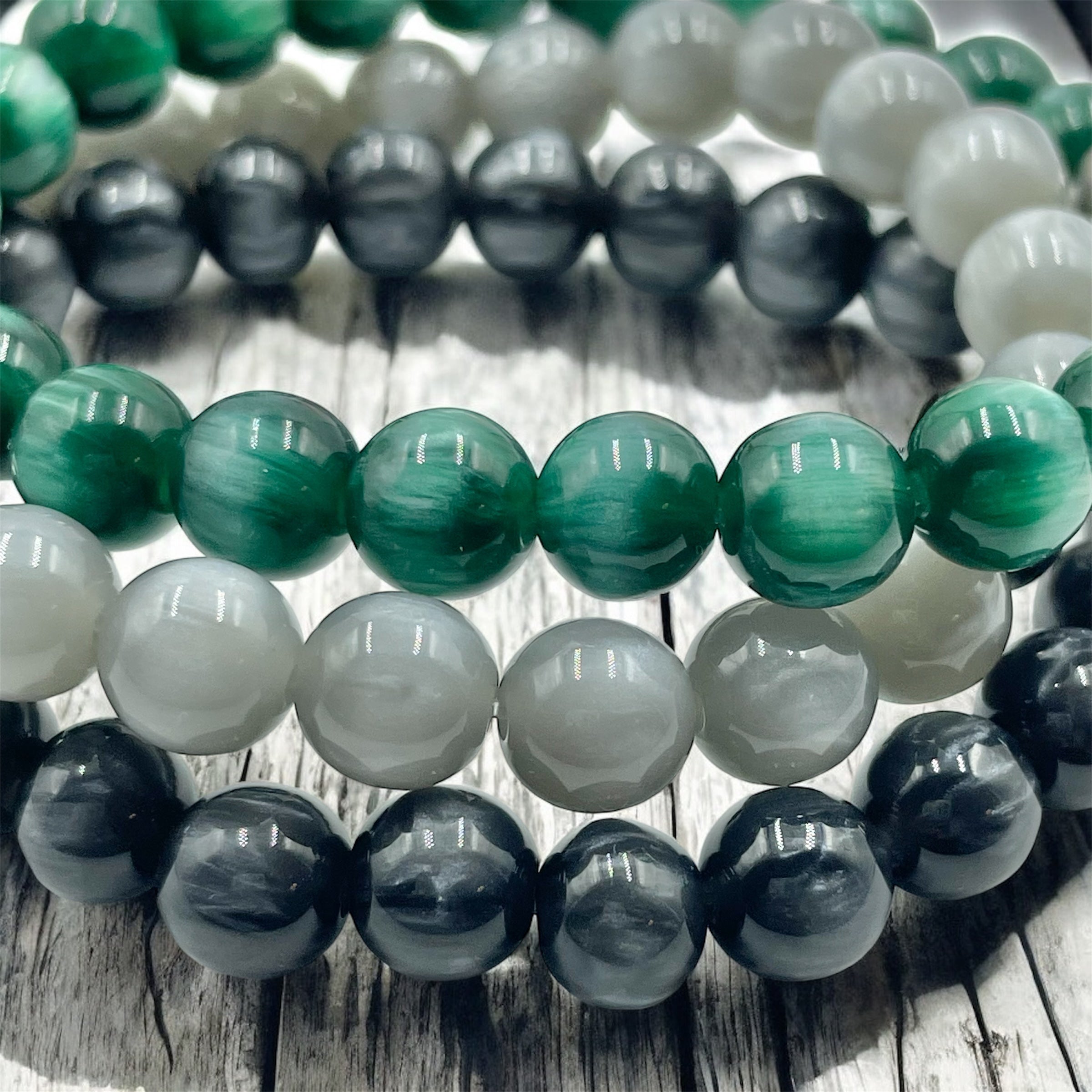 Dreamy Night Sky Silver Series ~ Viridian