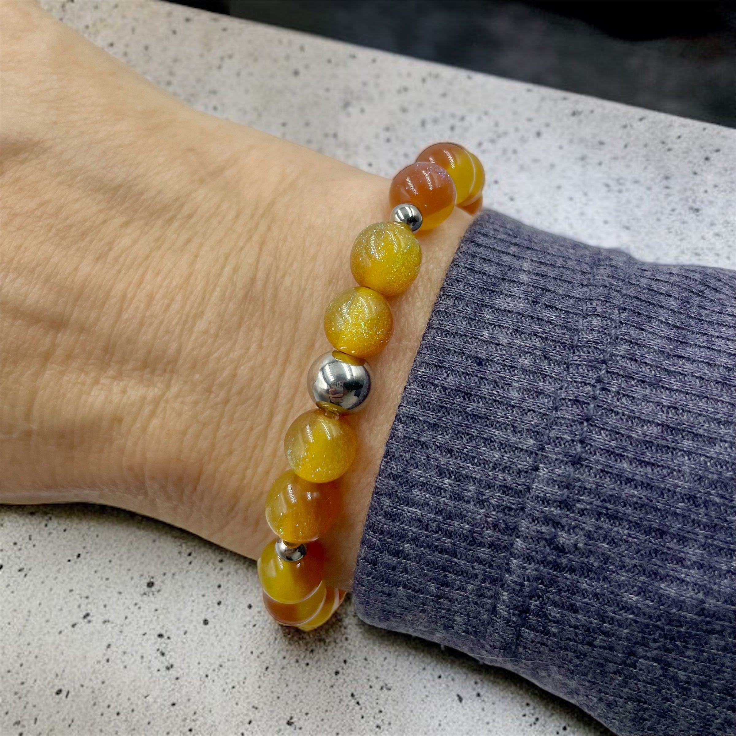 Sparkling Night Sky Gradient ~Sugared Caramel