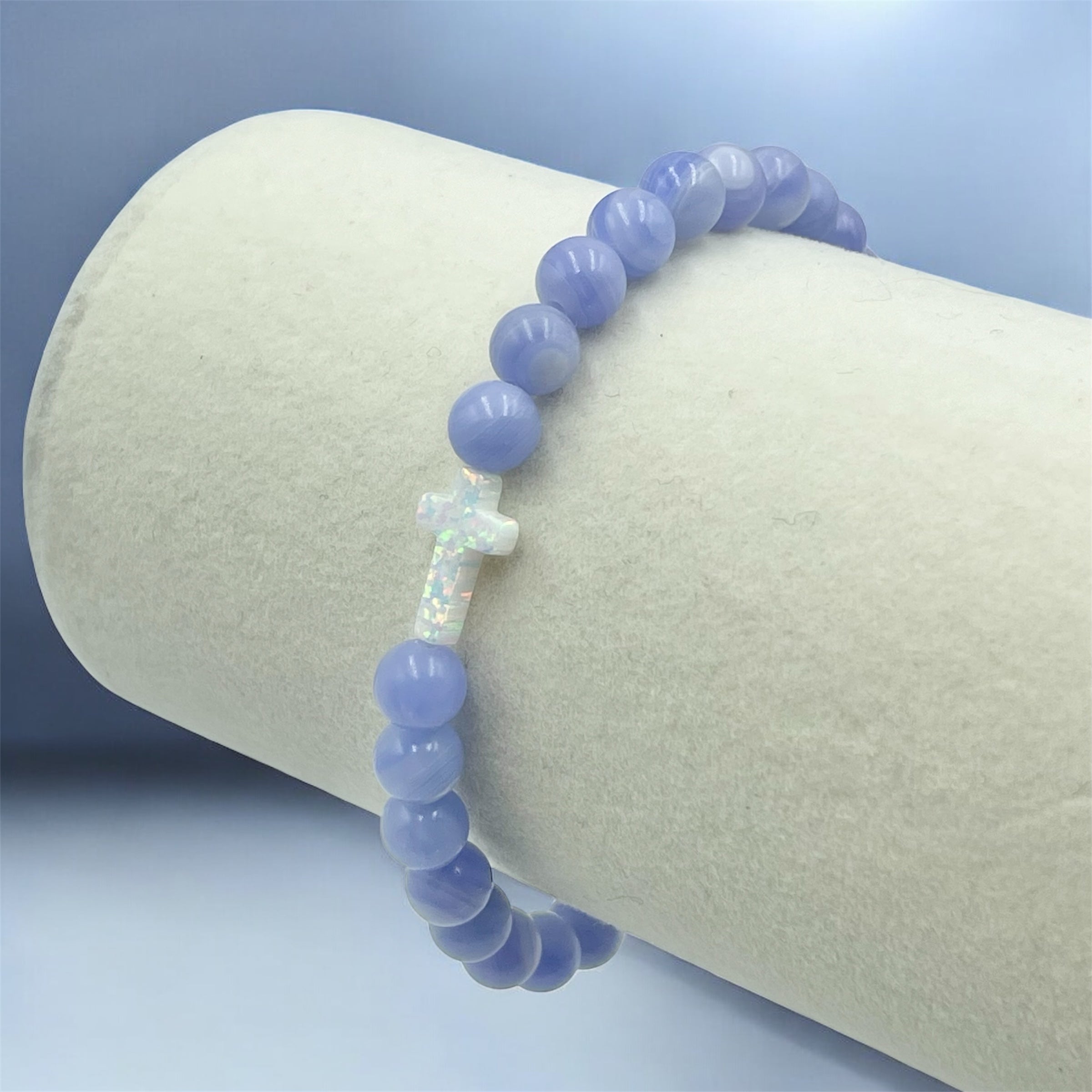 Opal Cross Bracelet