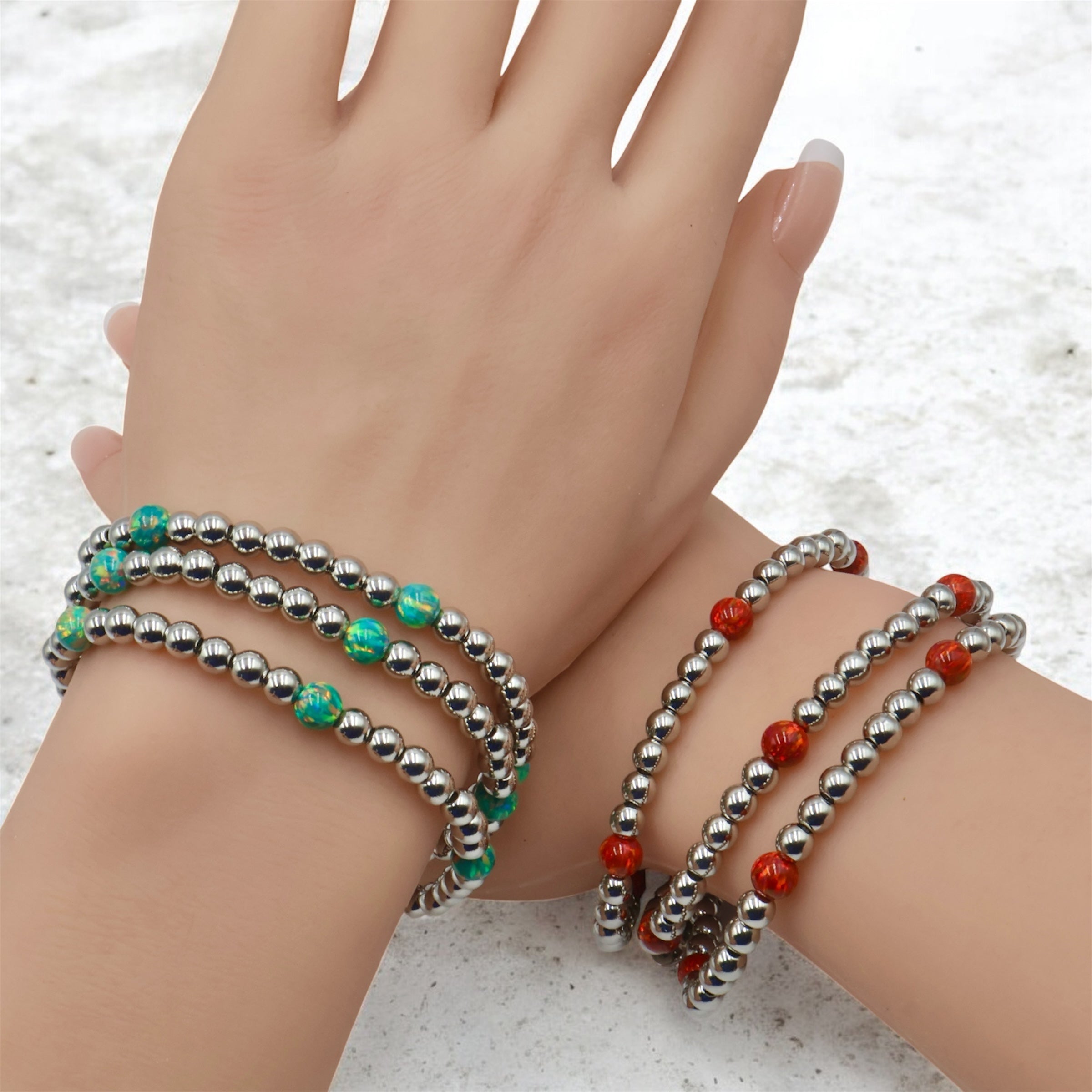 Christmas Opal Bracelets