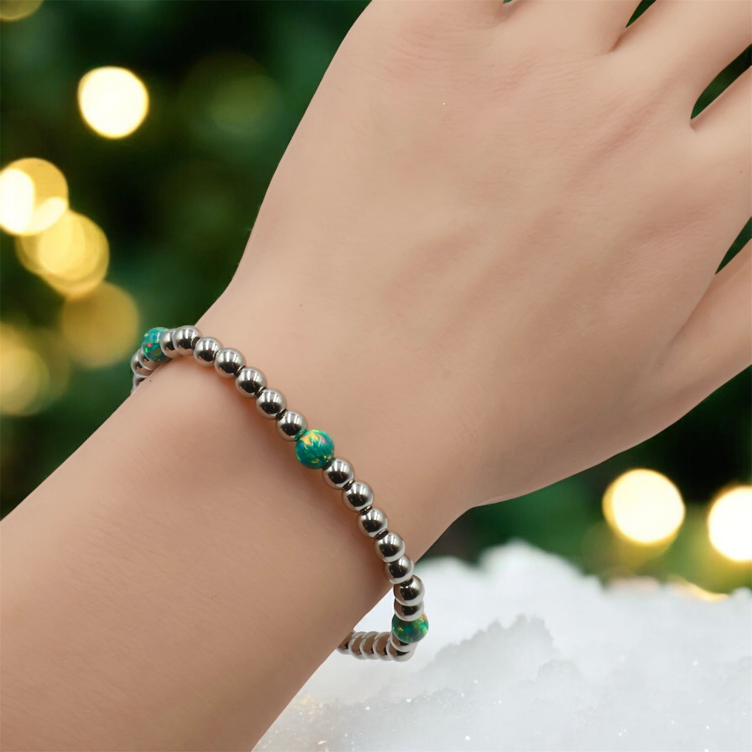 Christmas Opal Bracelets