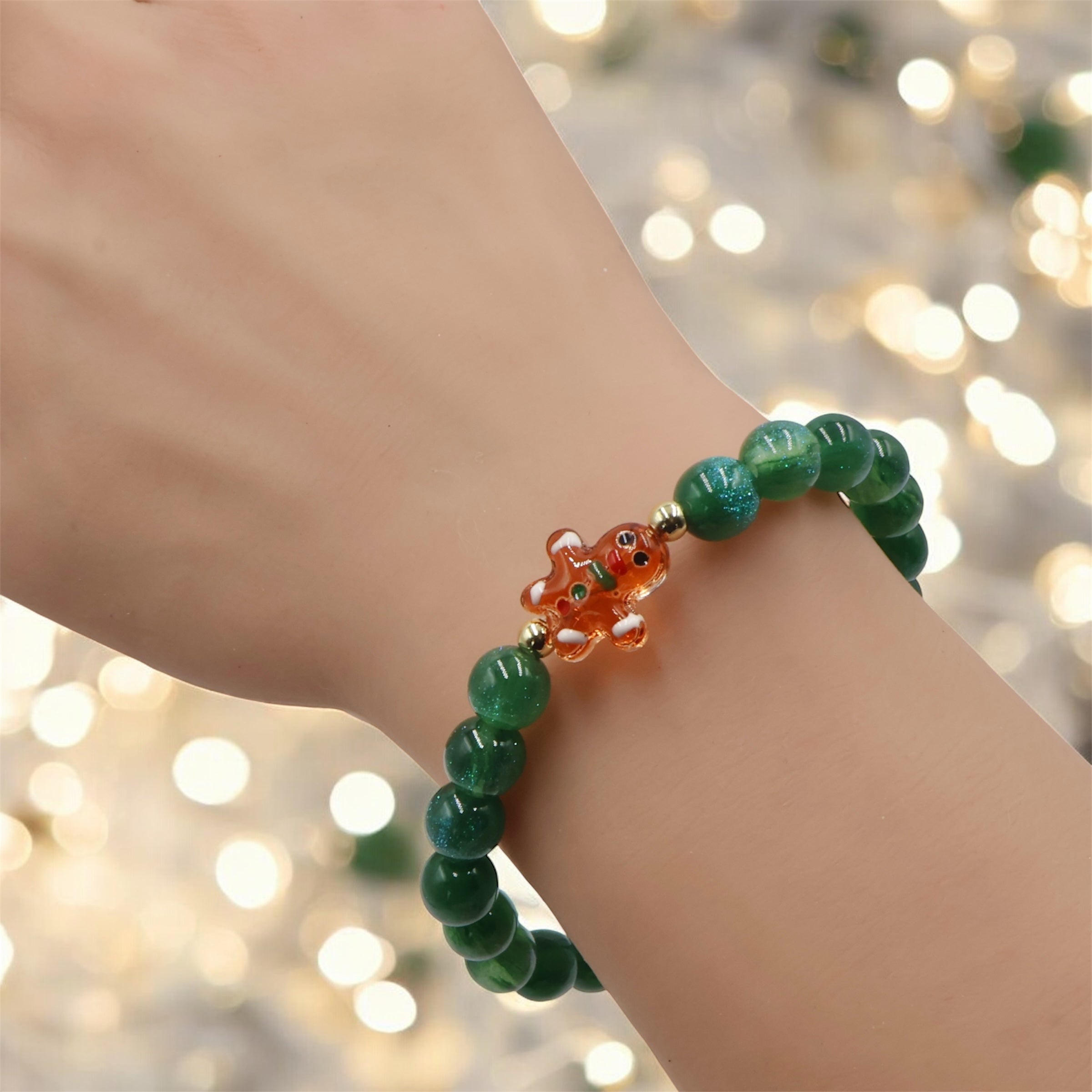 Gingerbread Man Bracelet