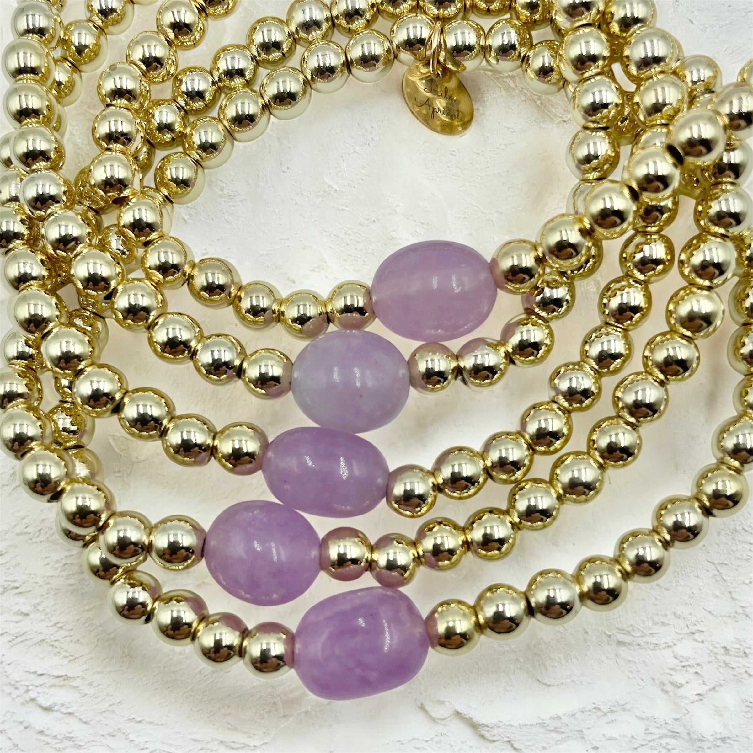 14K Gold Filled Bracelet with Nugget ~ Amethyst