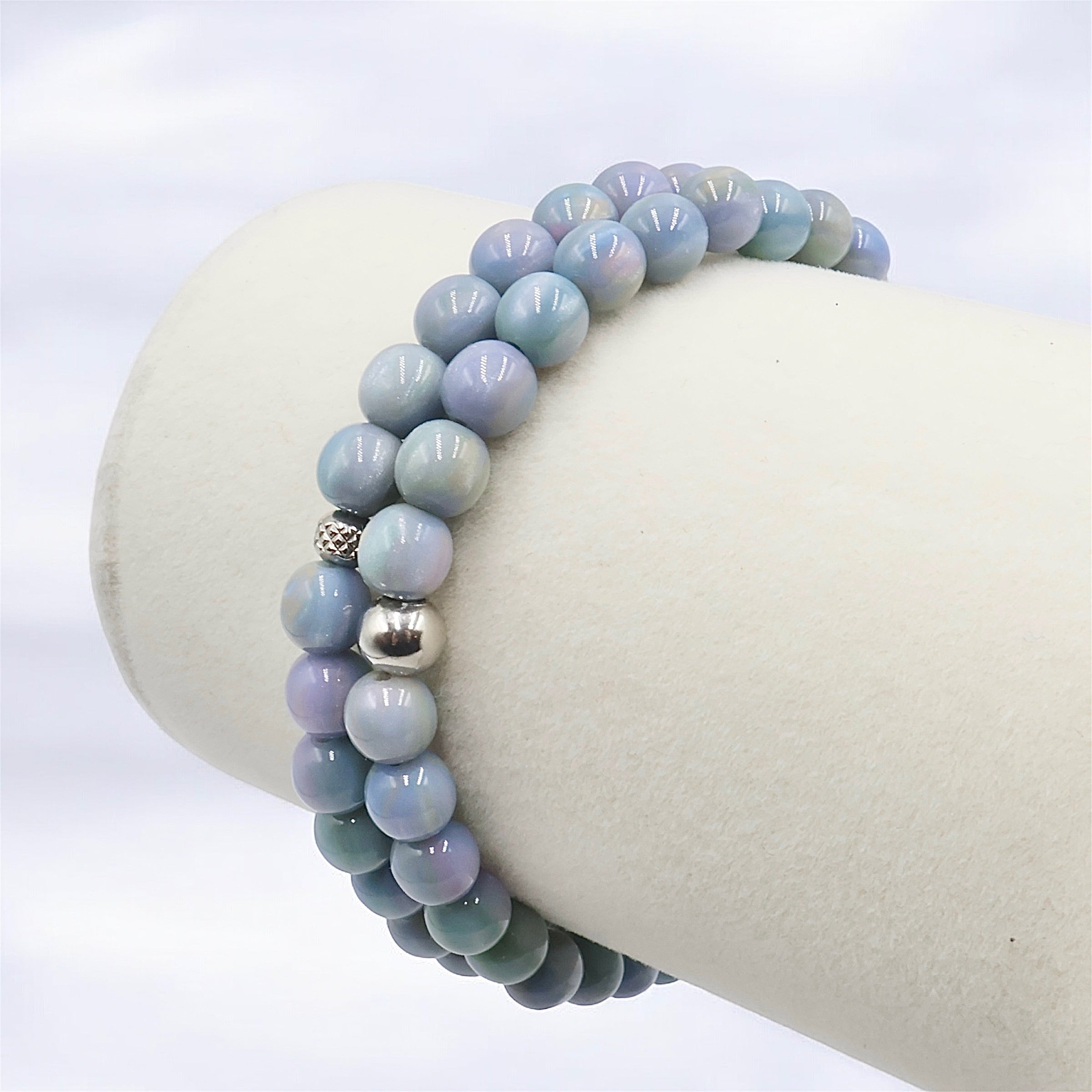 Cotton Candy Swirl Wrap Bracelet