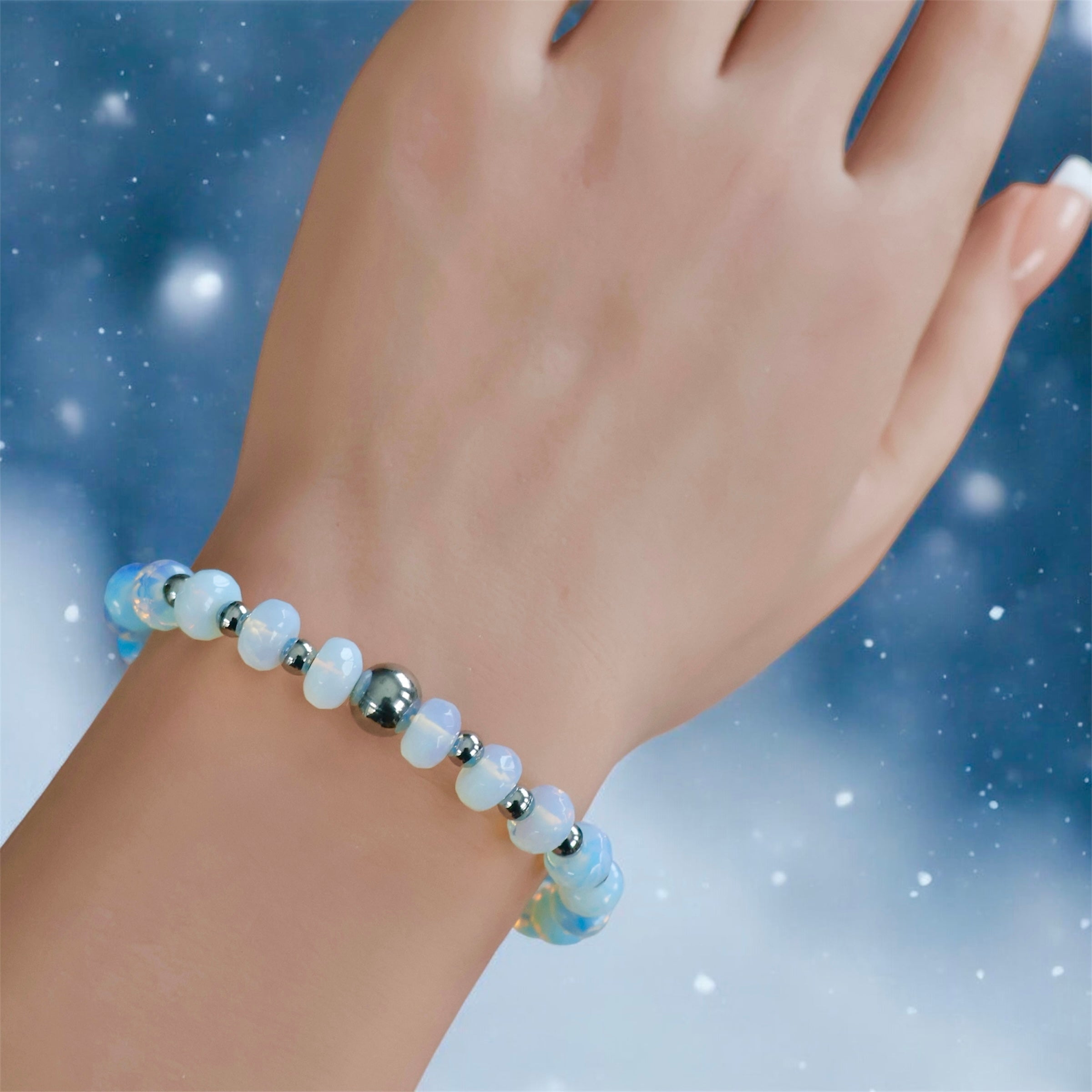 Wheel Bracelet ~ Opalite