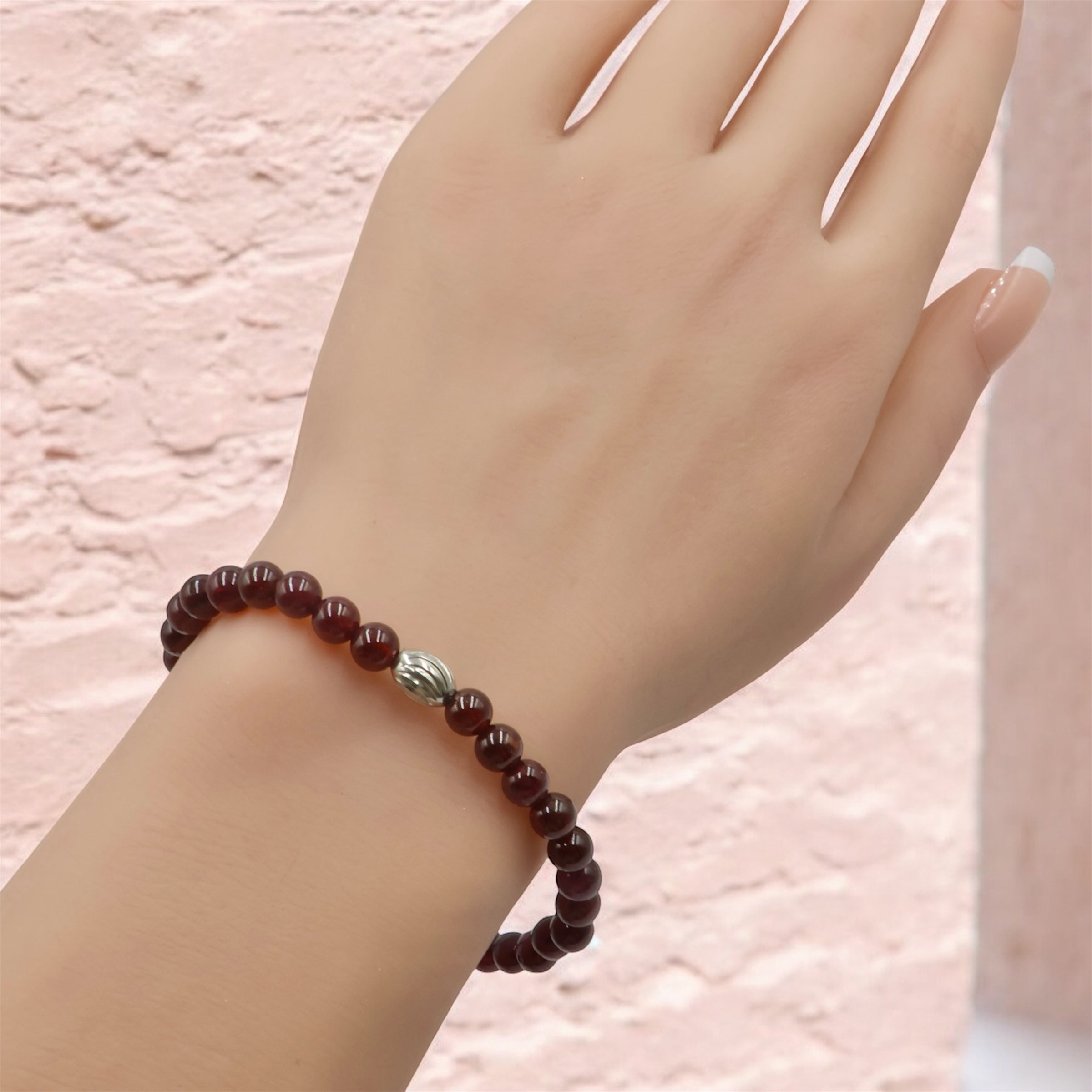 Garnet Bracelet ~ 6mm