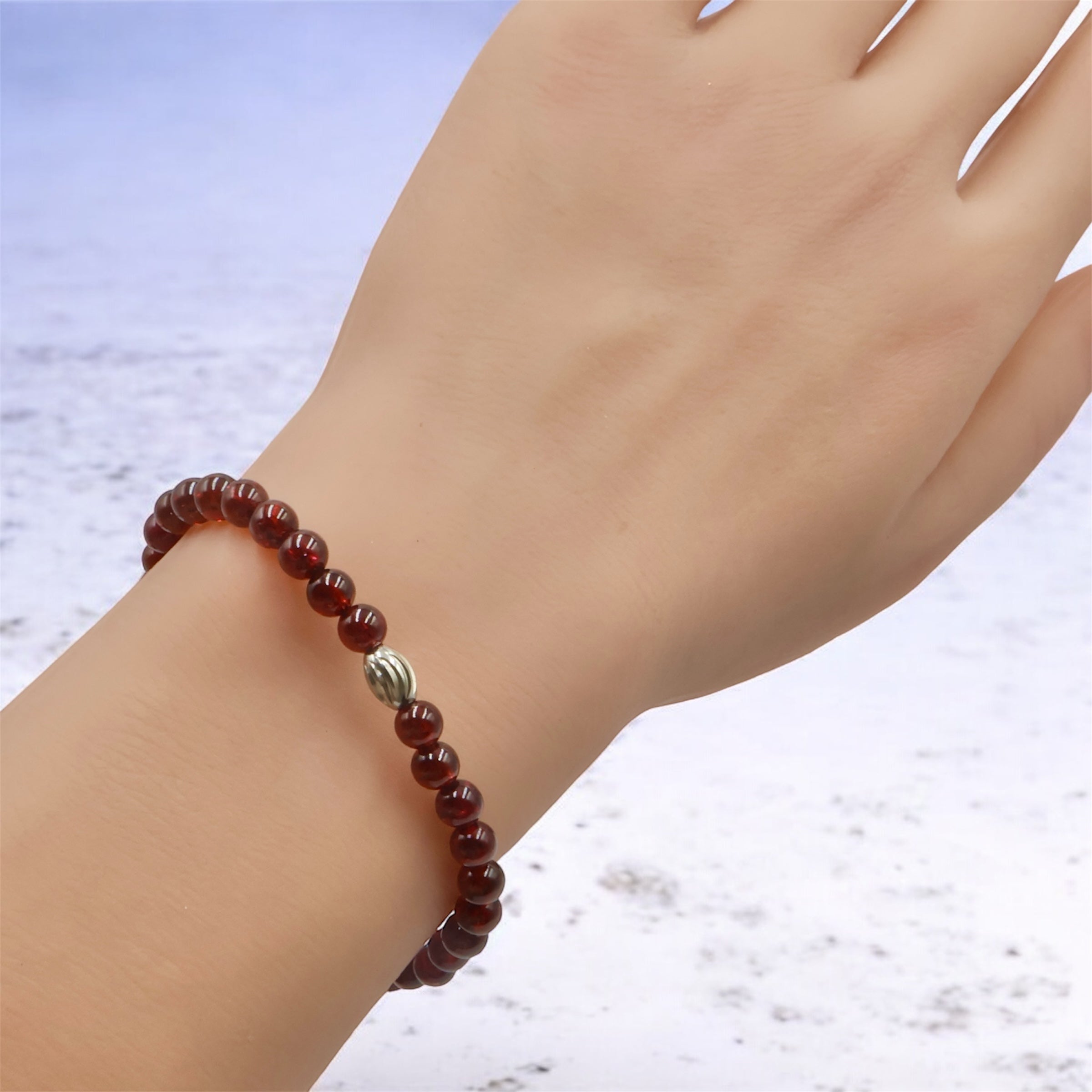 Garnet Bracelet ~ 5mm