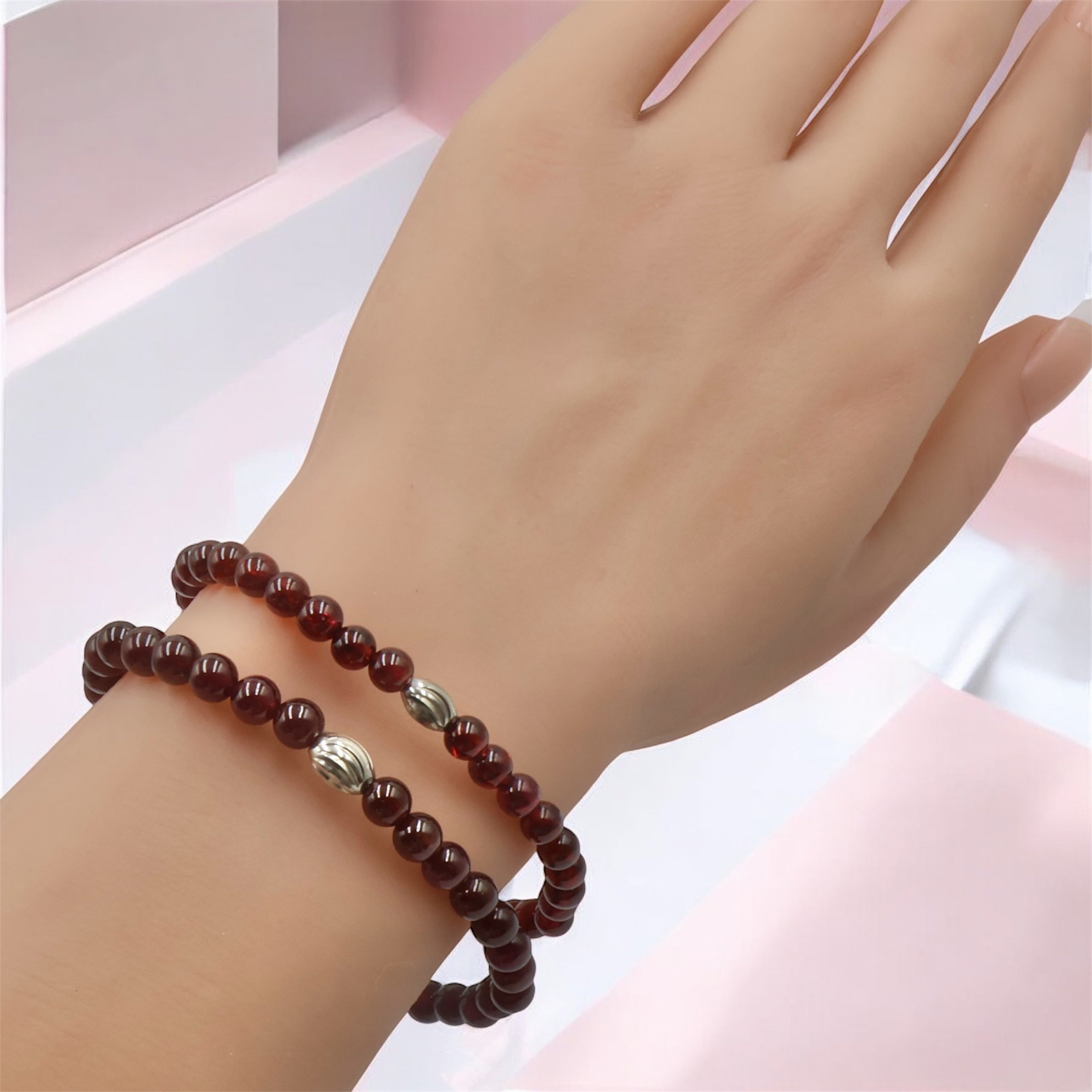 Garnet Bracelet ~ 6mm