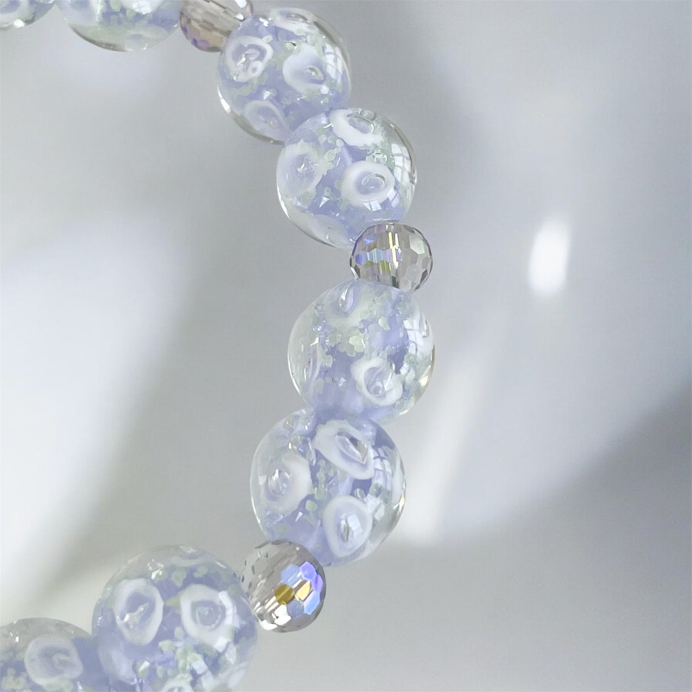 Rings of Light Bracelet ~ Light Lilac