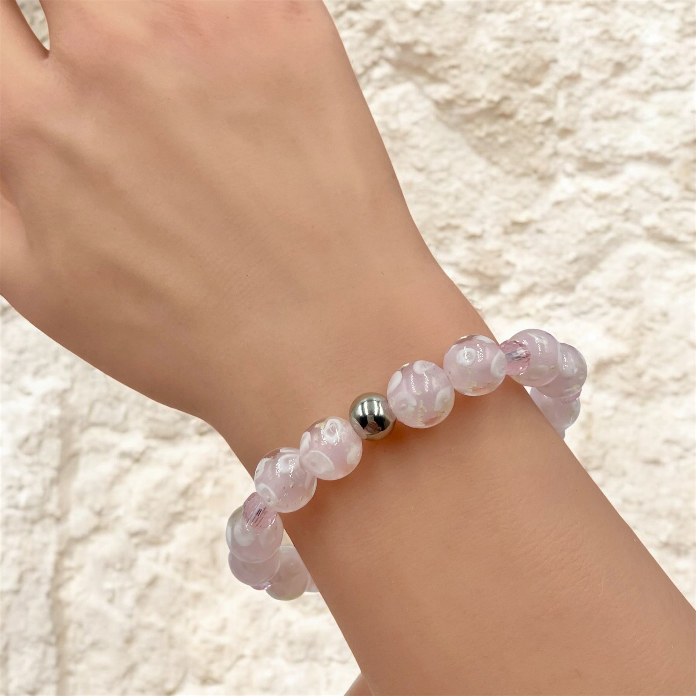 Rings of Light Bracelet ~ Ballerina Pink