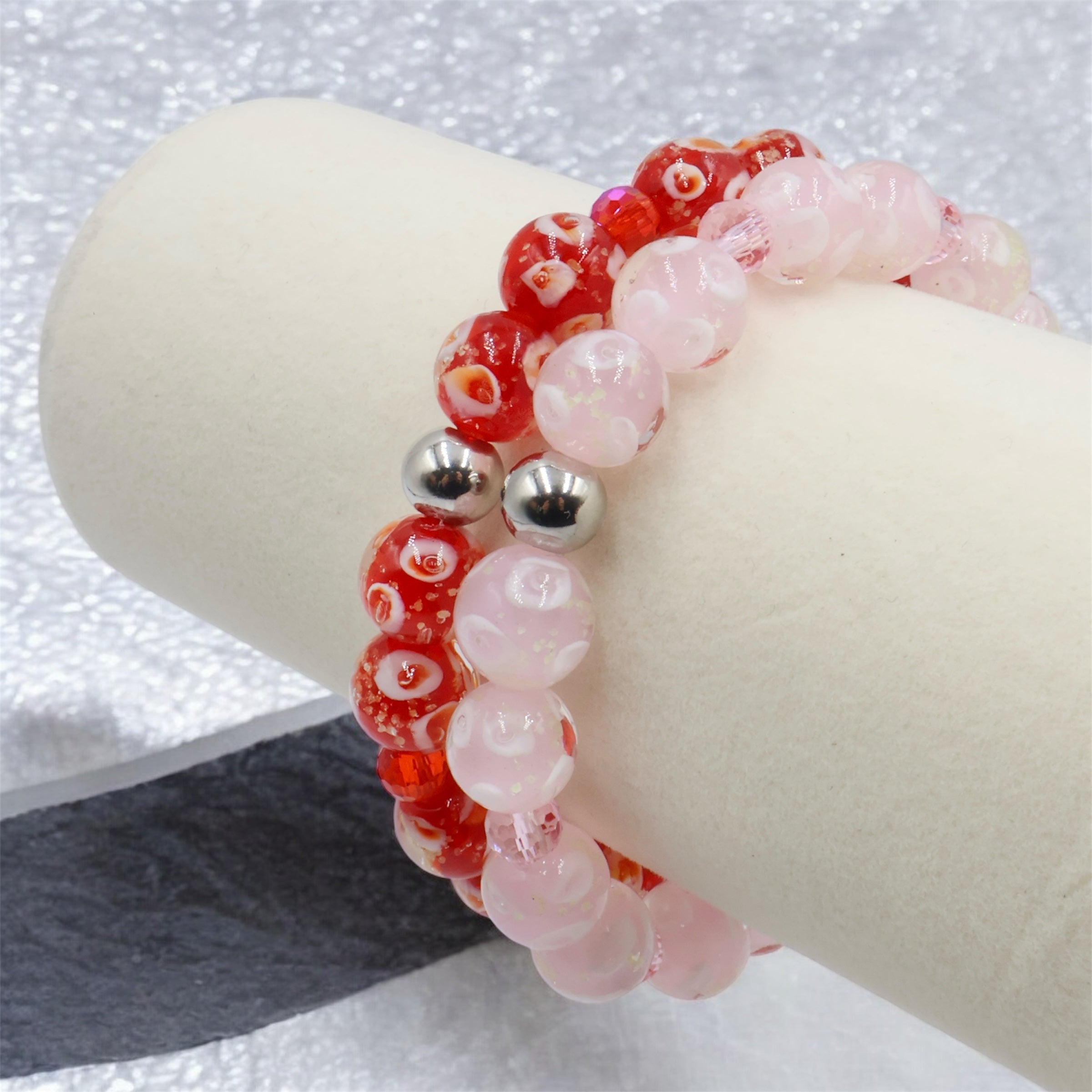 Rings of Light Bracelet ~ Perfect Red