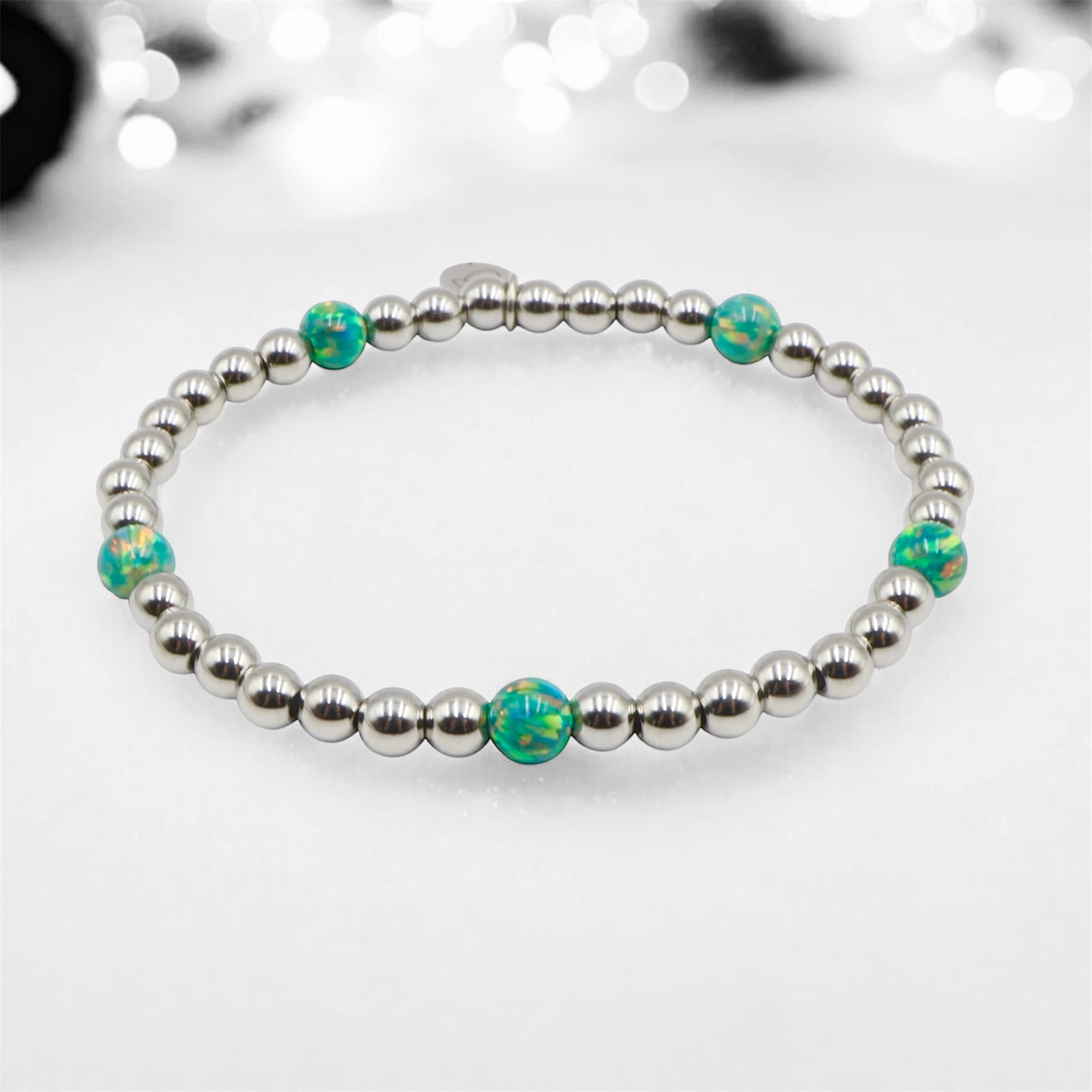 Opal Satellite Bracelet ~ Jade