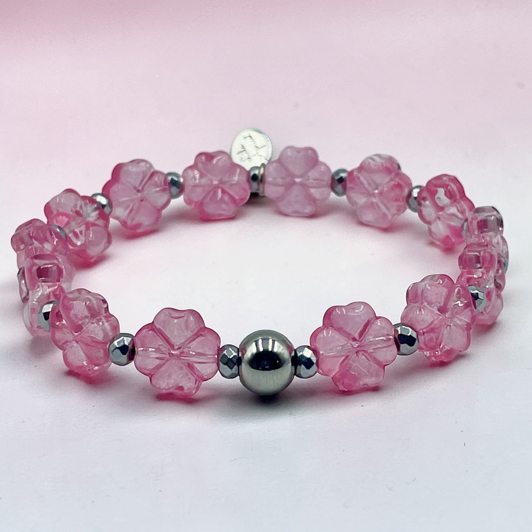 Clover Wishes Bracelet ~ Strawberry