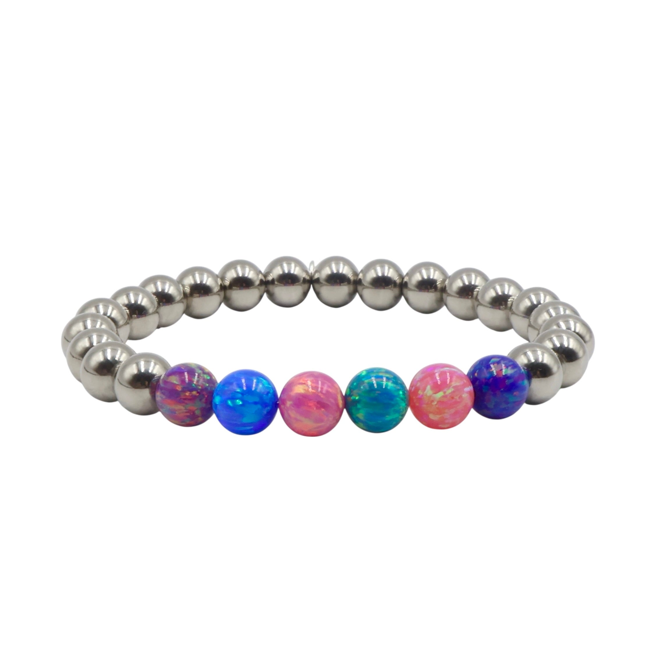 Jewel Tone Opal Bracelet