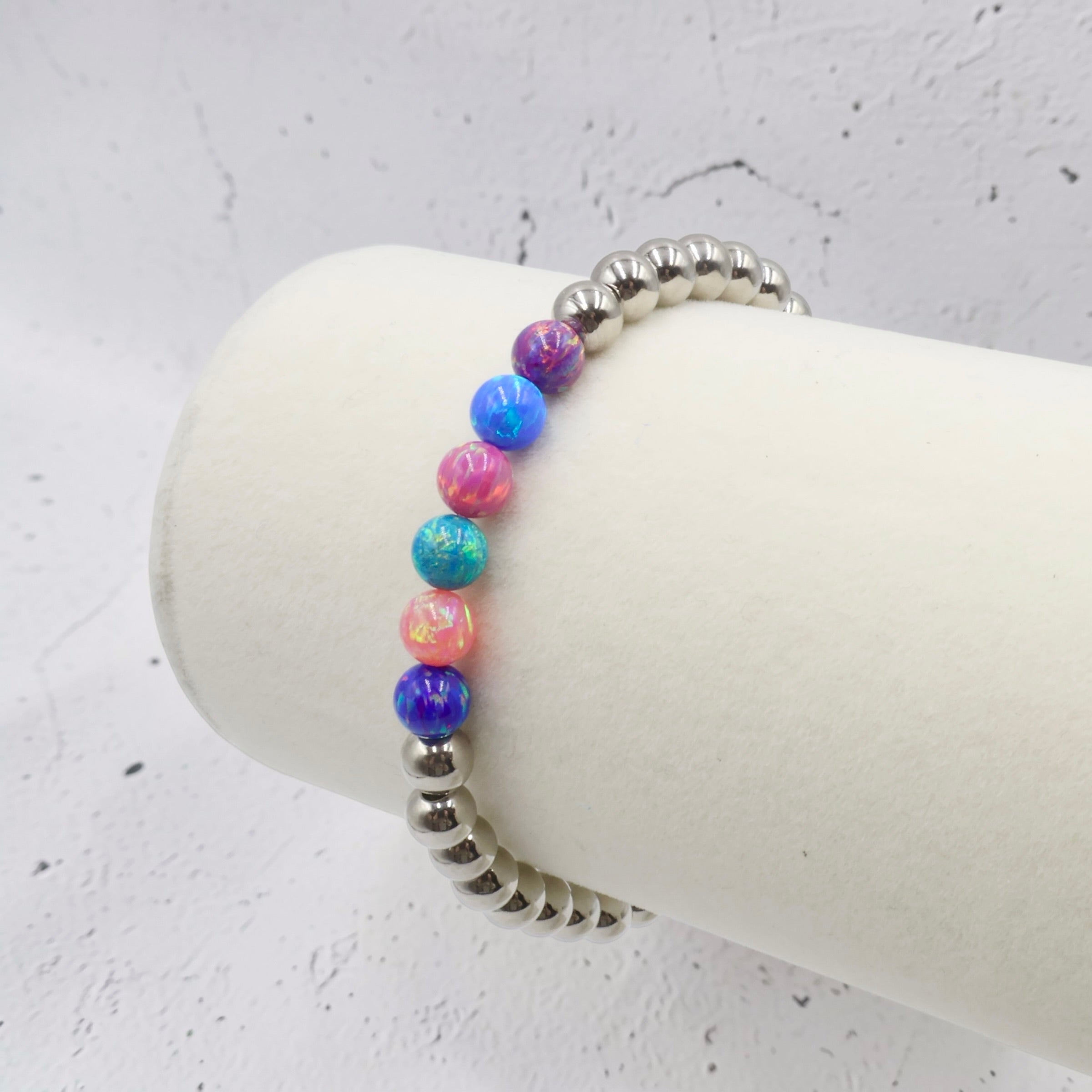Jewel Tone Opal Bracelet