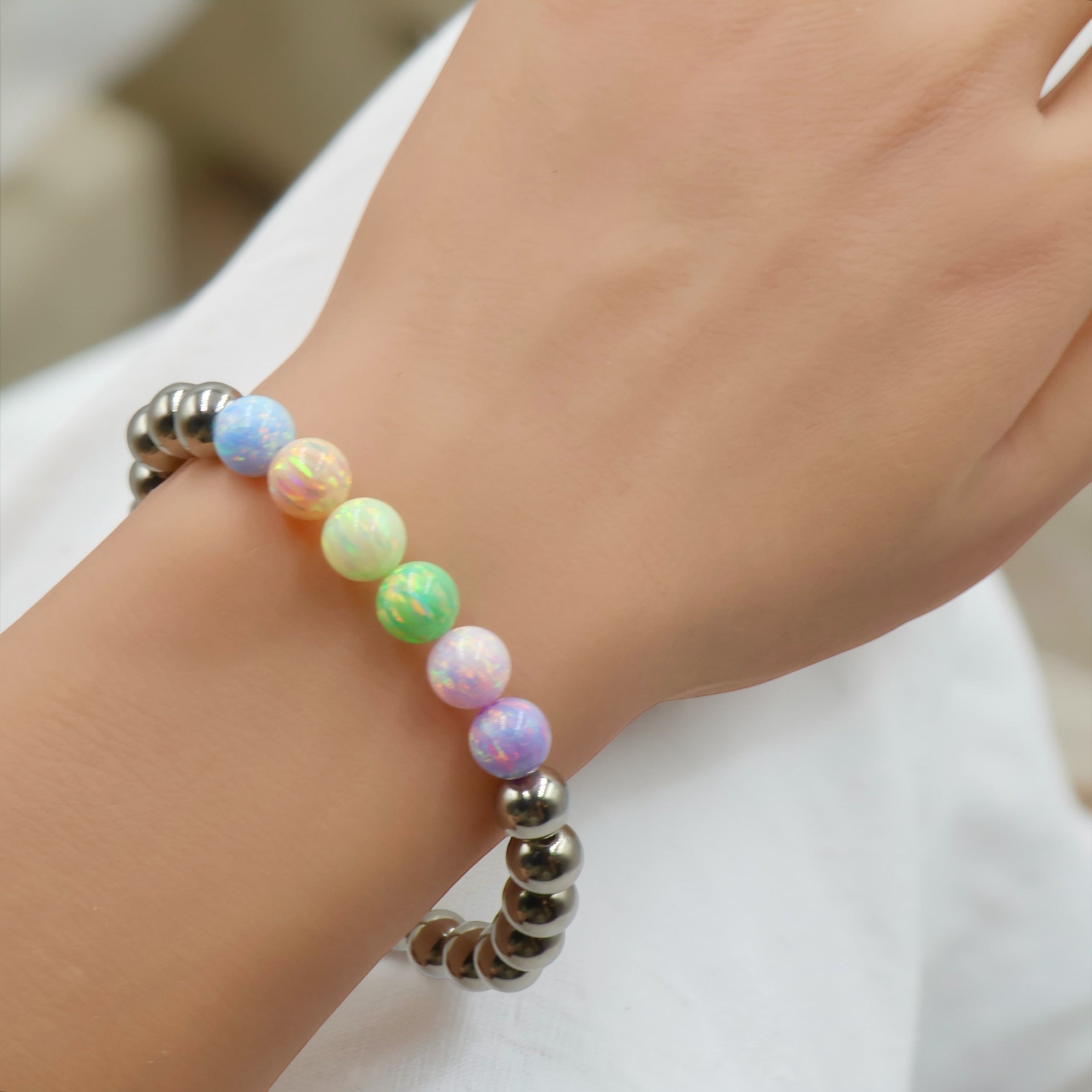 Pastel Opal Bracelet