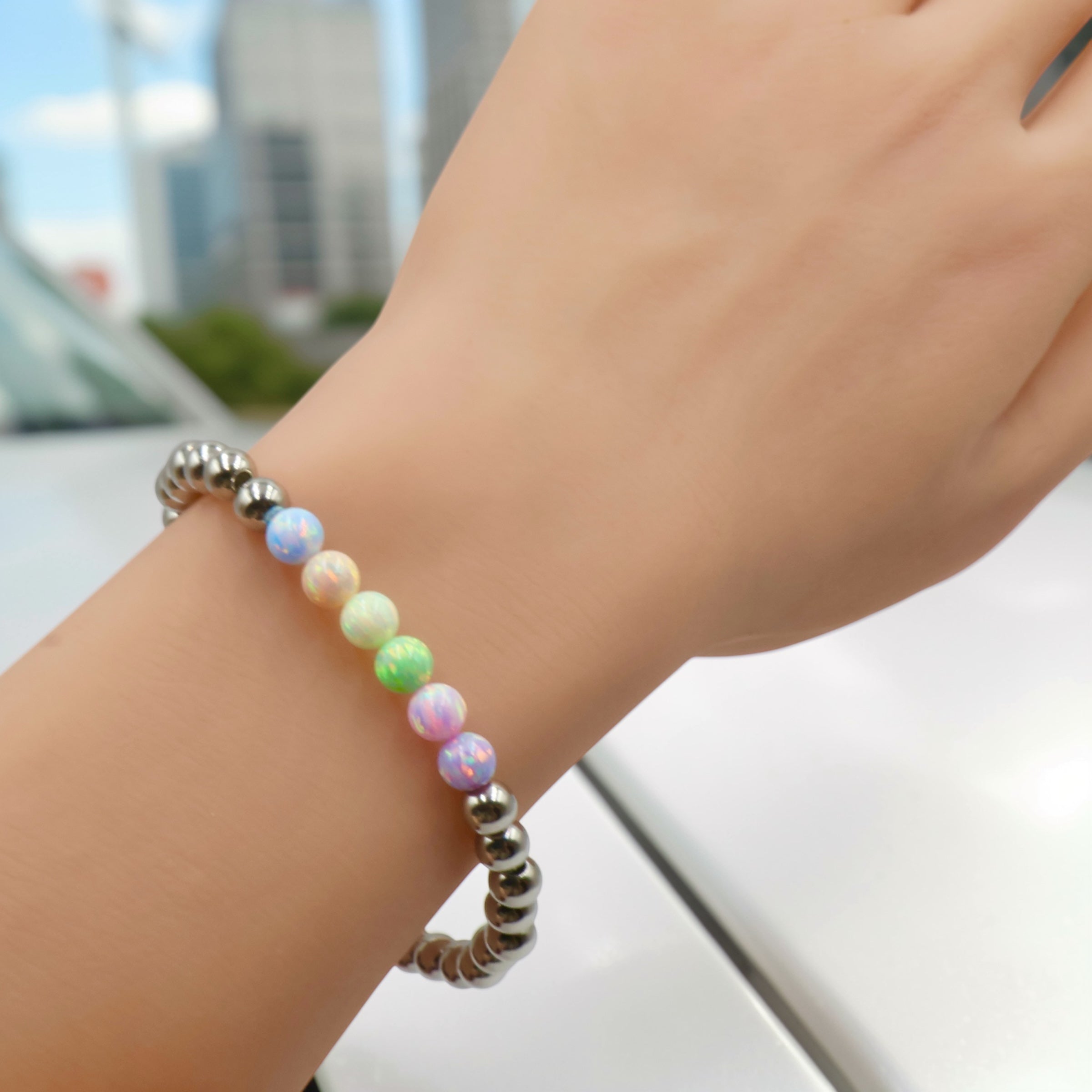 Pastel Opal Bracelet