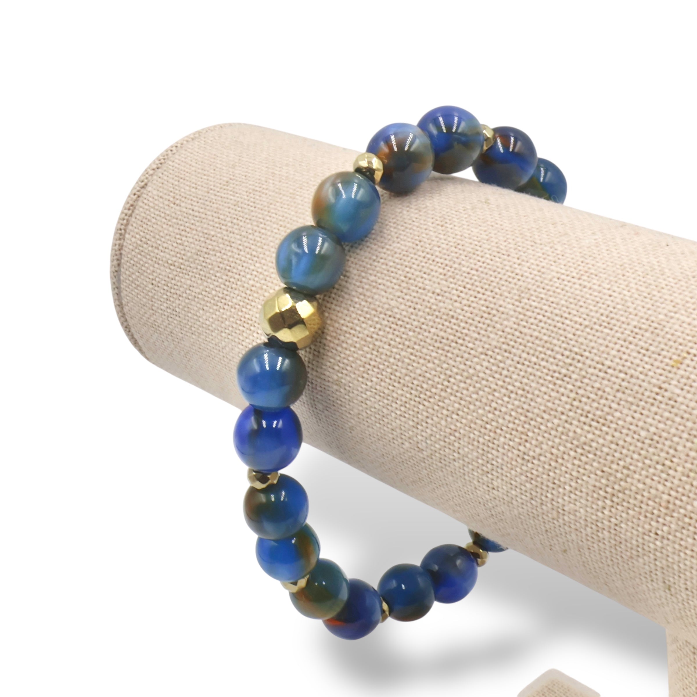 Fool's Treasure Bracelet ~ Denim Bronze