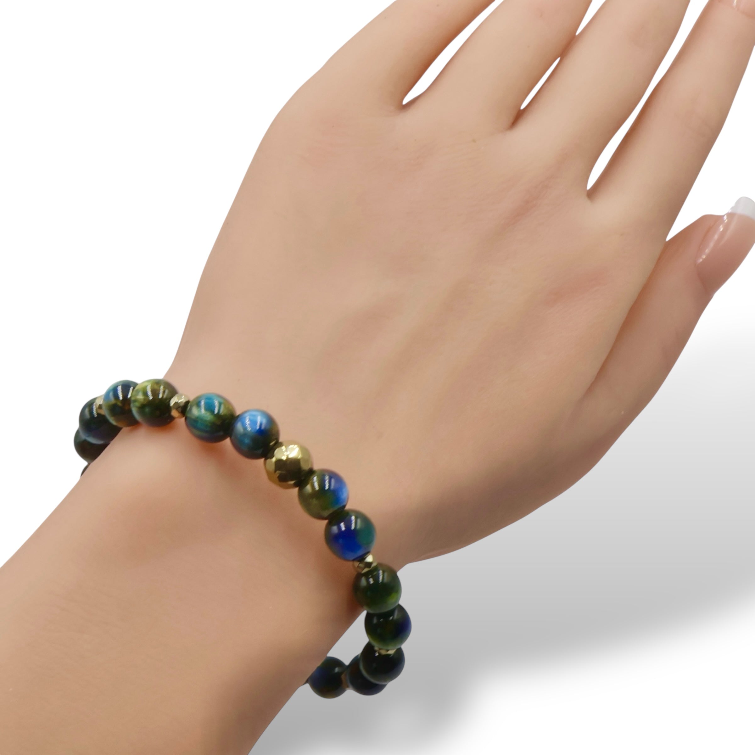 Fool's Treasure Bracelet ~ Blue Olive