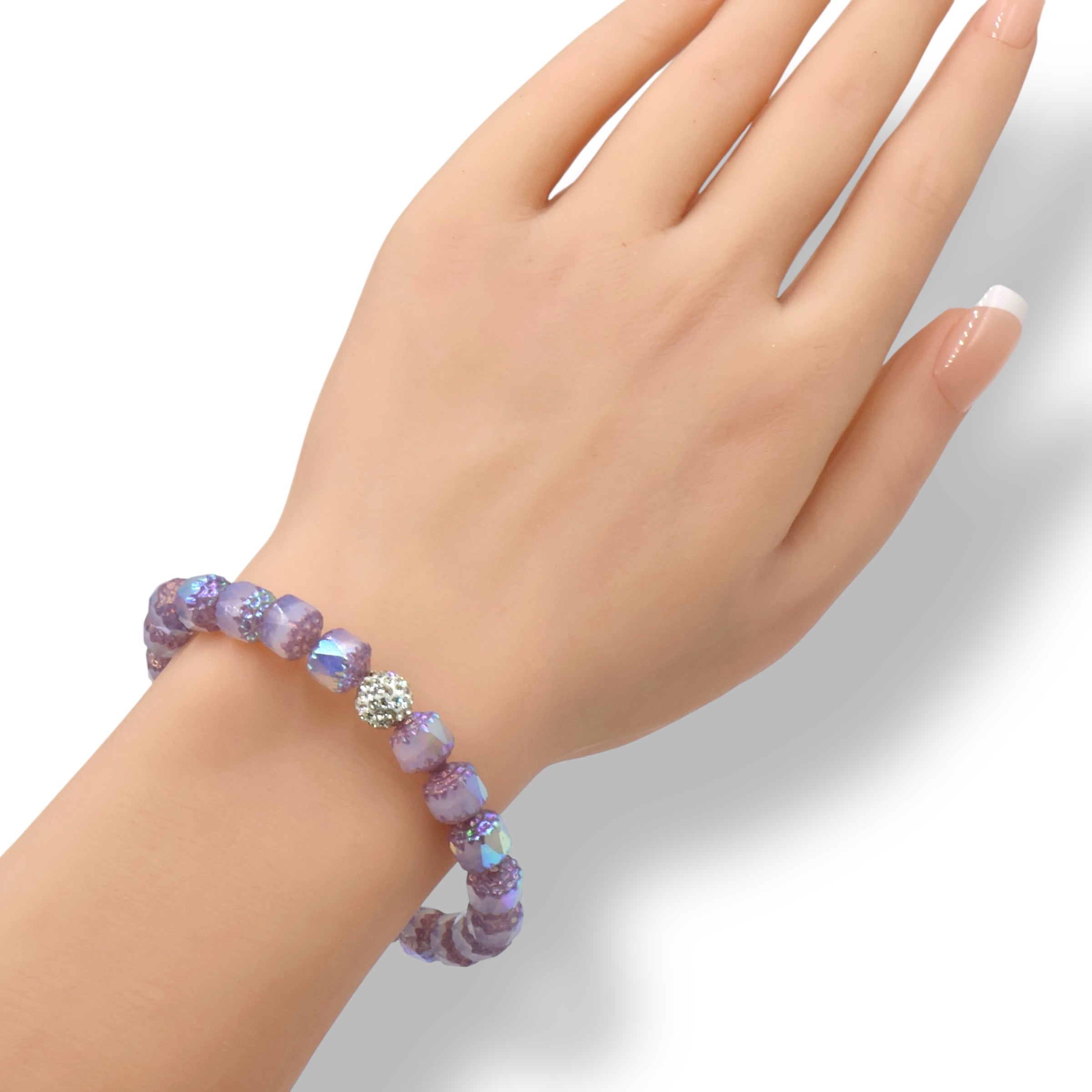 Cathedral Bracelet ~ Purple Essence