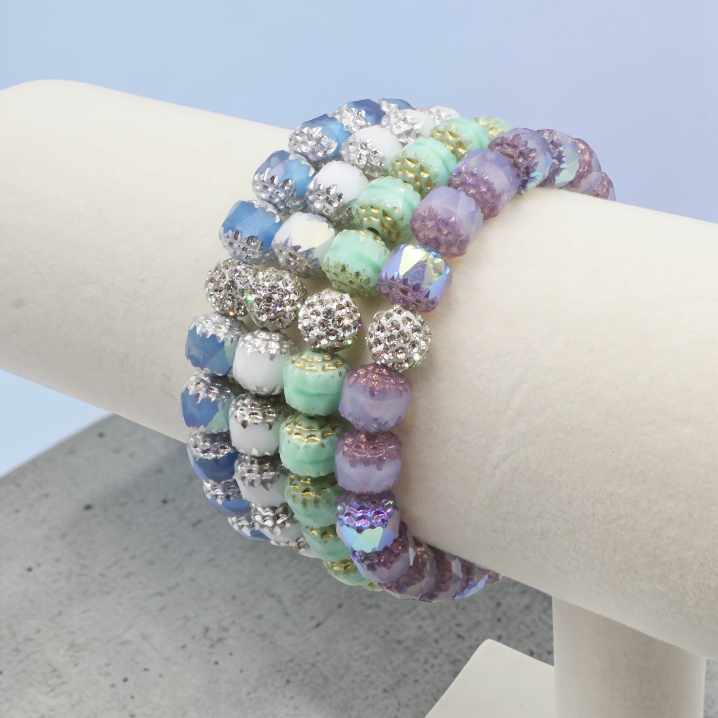 Cathedral Bracelet ~ Crisp Spearmint