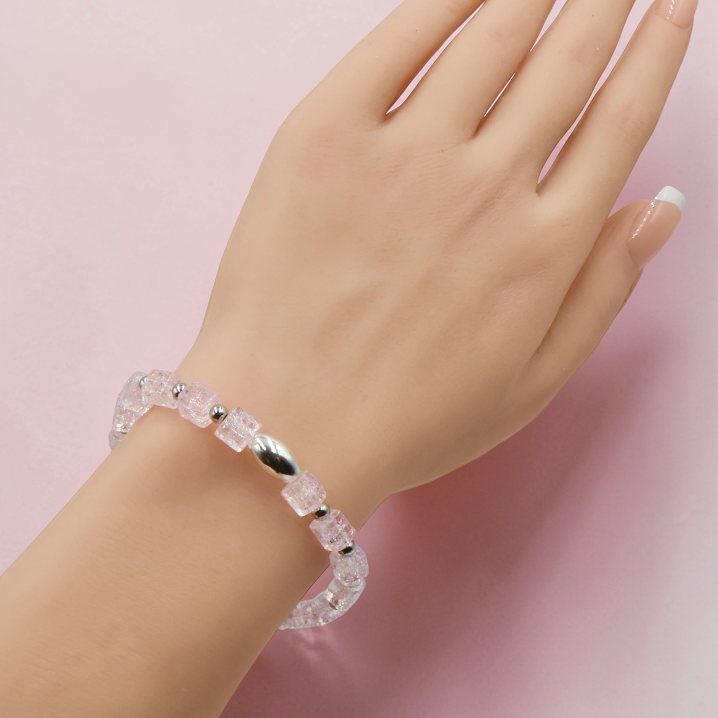 Ice Cube Bracelet ~ Pink