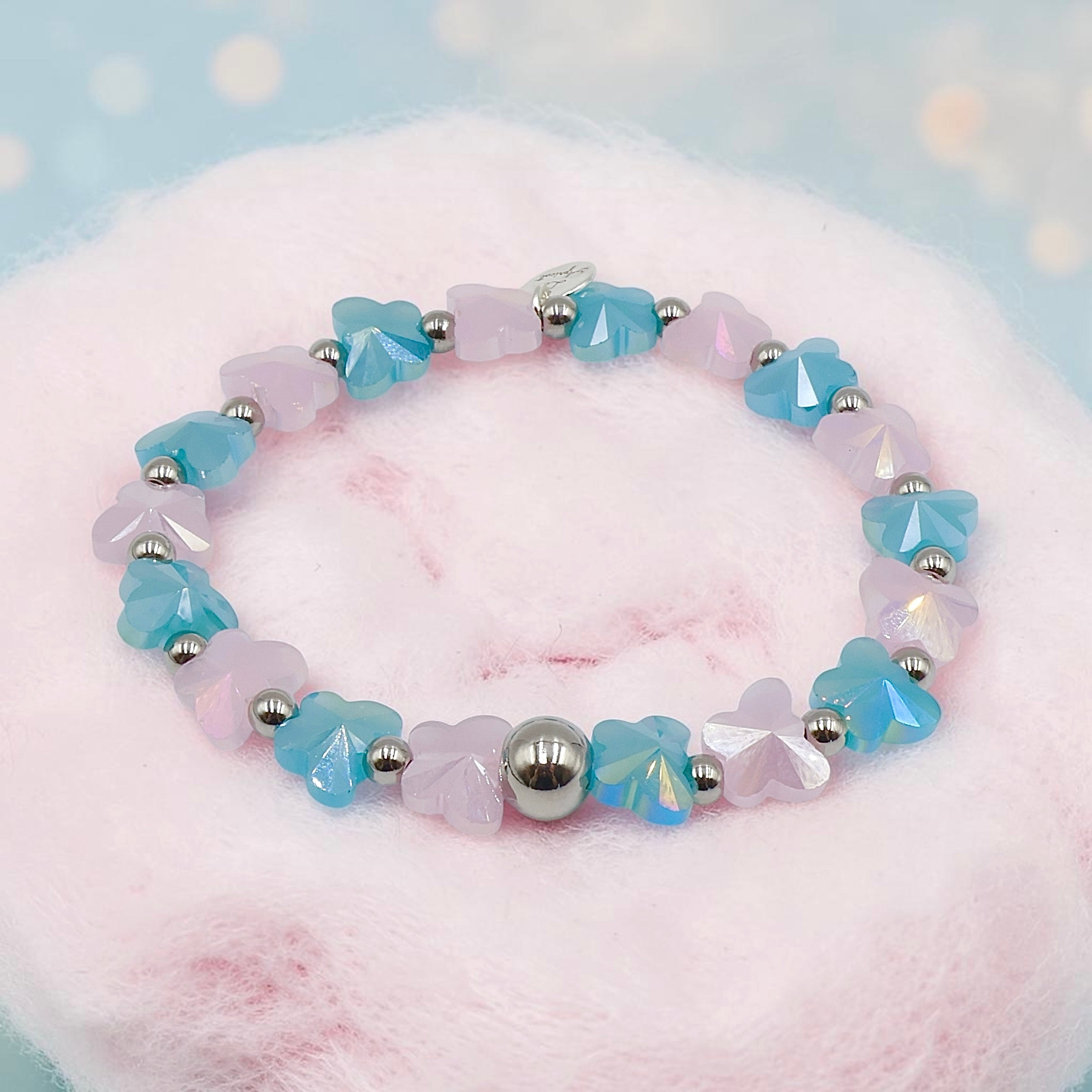 Butterfly Bracelet ~ Cotton Candy