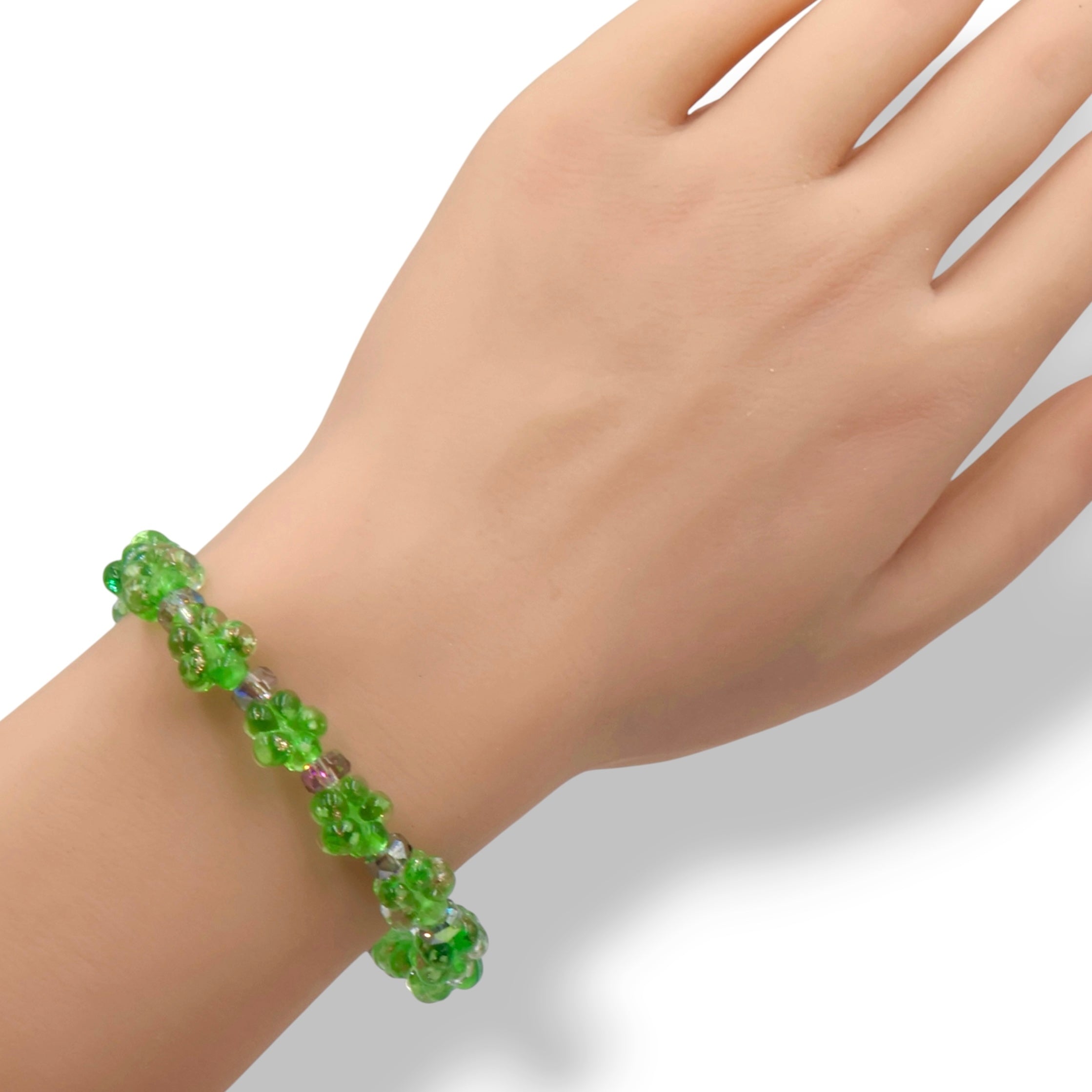 Glowing Plum Blossom Bracelet ~ Green