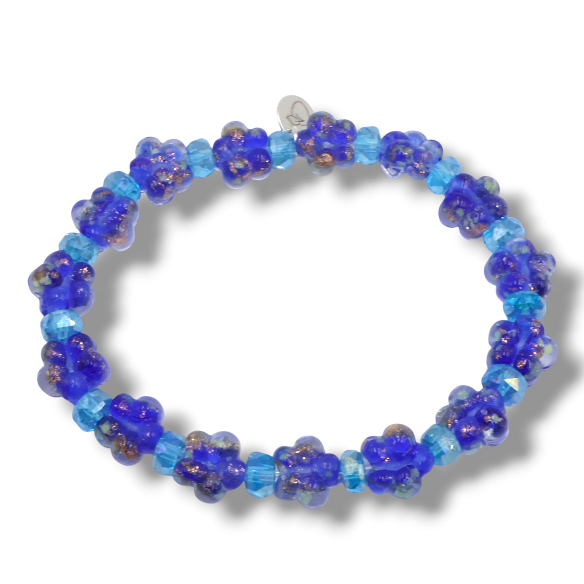 Glowing Plum Blossom Bracelet ~ Sapphire