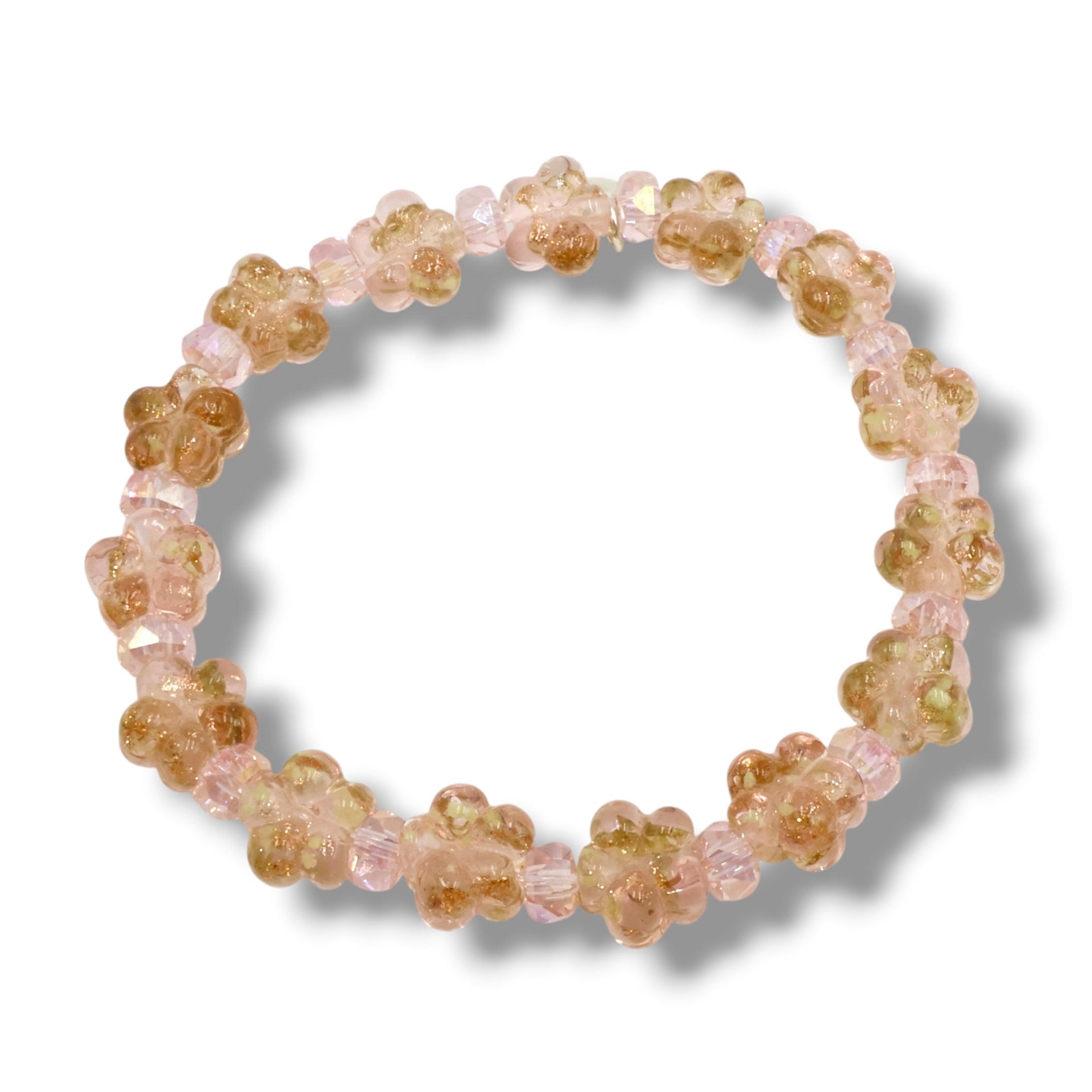 Glowing Plum Blossom Bracelet ~ Peach