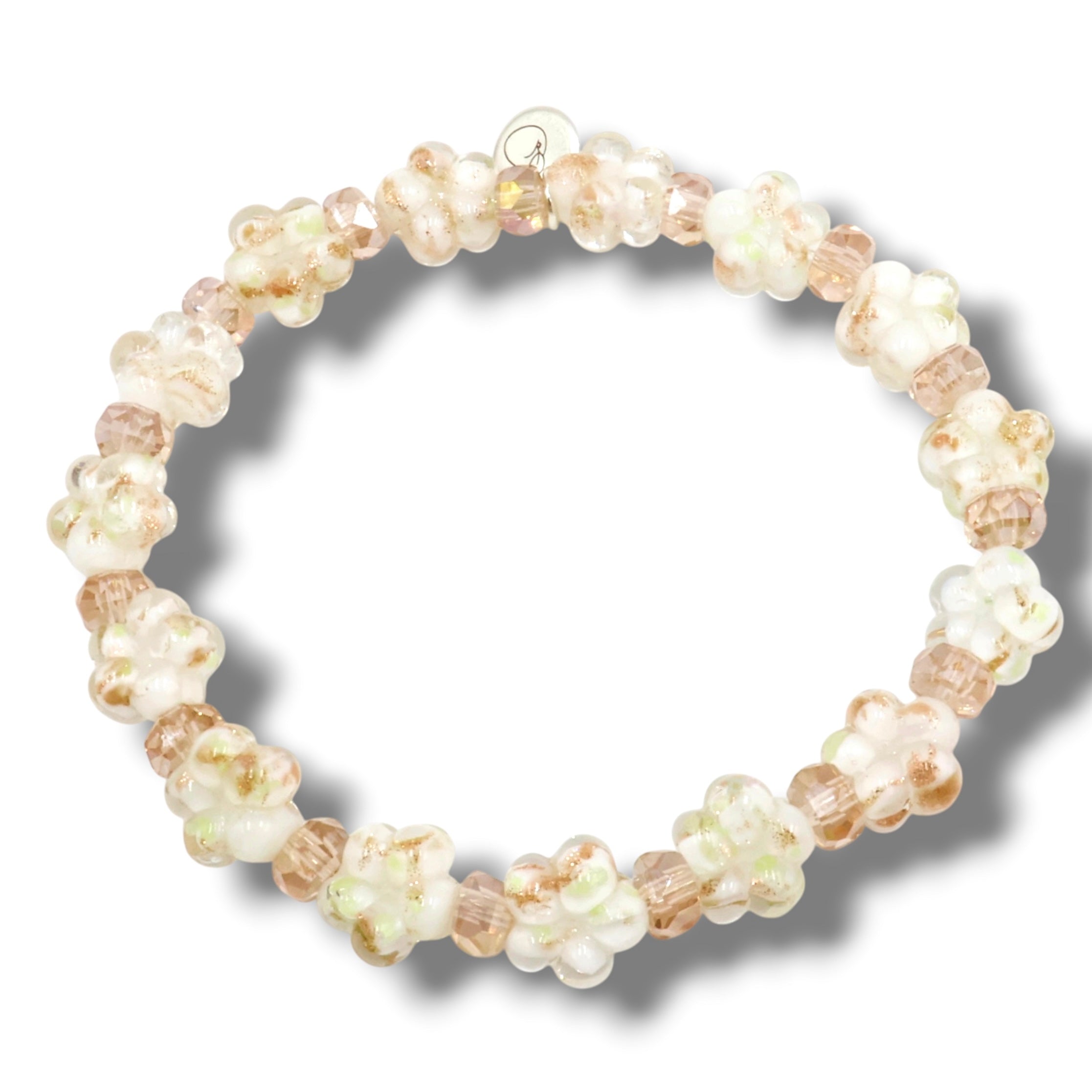 Glowing Plum Blossom Bracelet ~ White