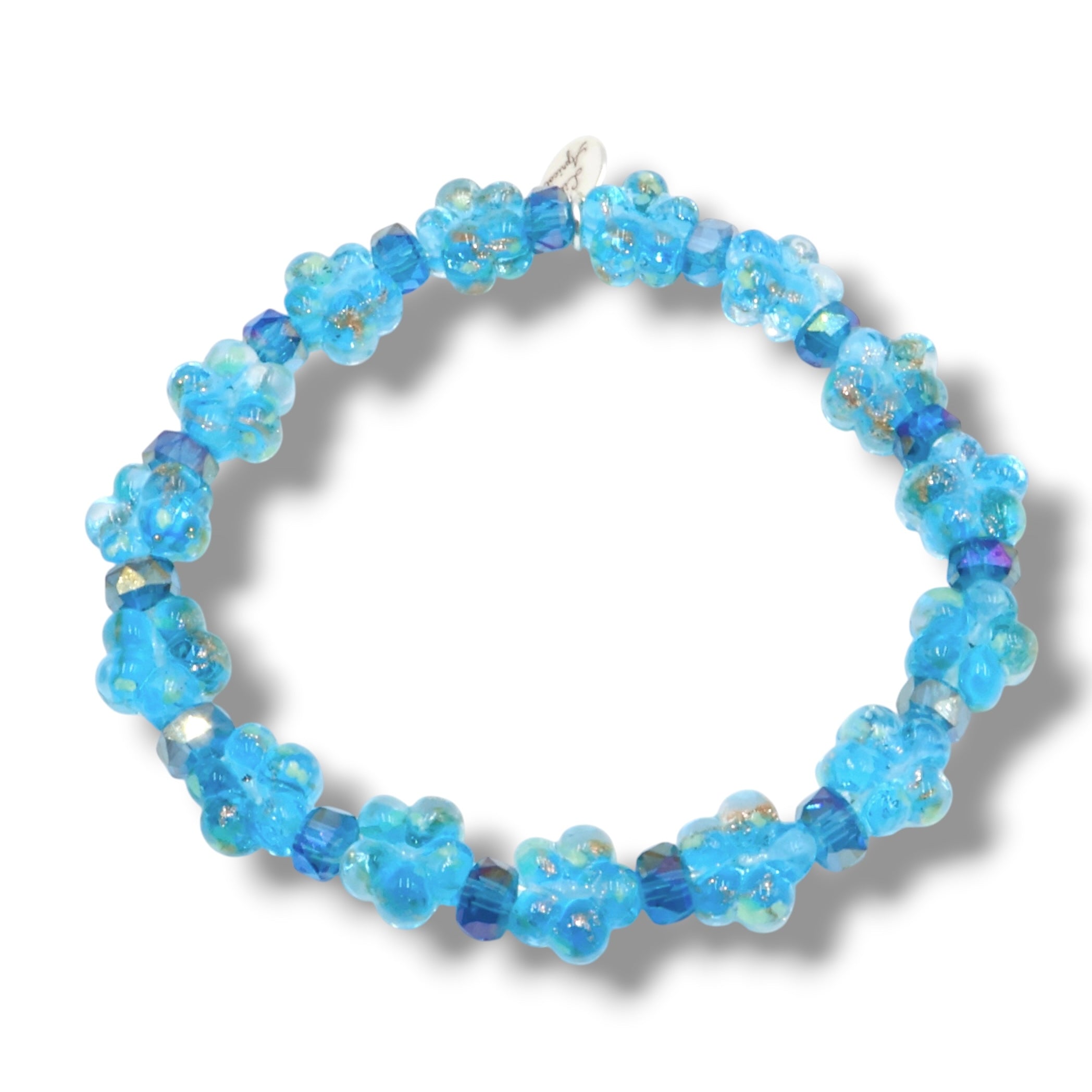 Glowing Plum Blossom Bracelet ~ Sky Blue
