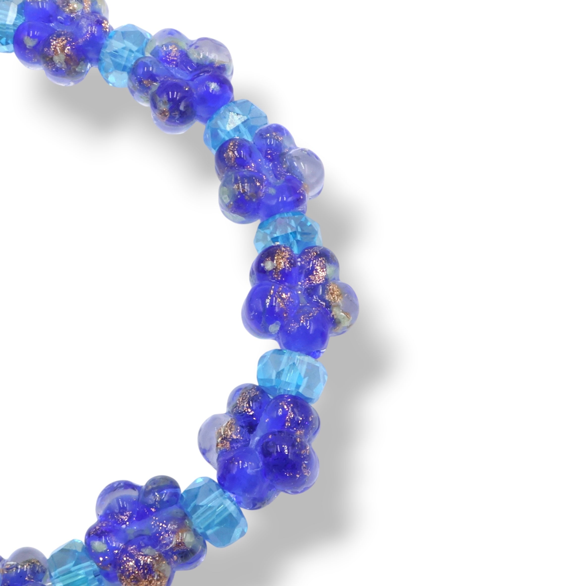 Glowing Plum Blossom Bracelet ~ Sapphire