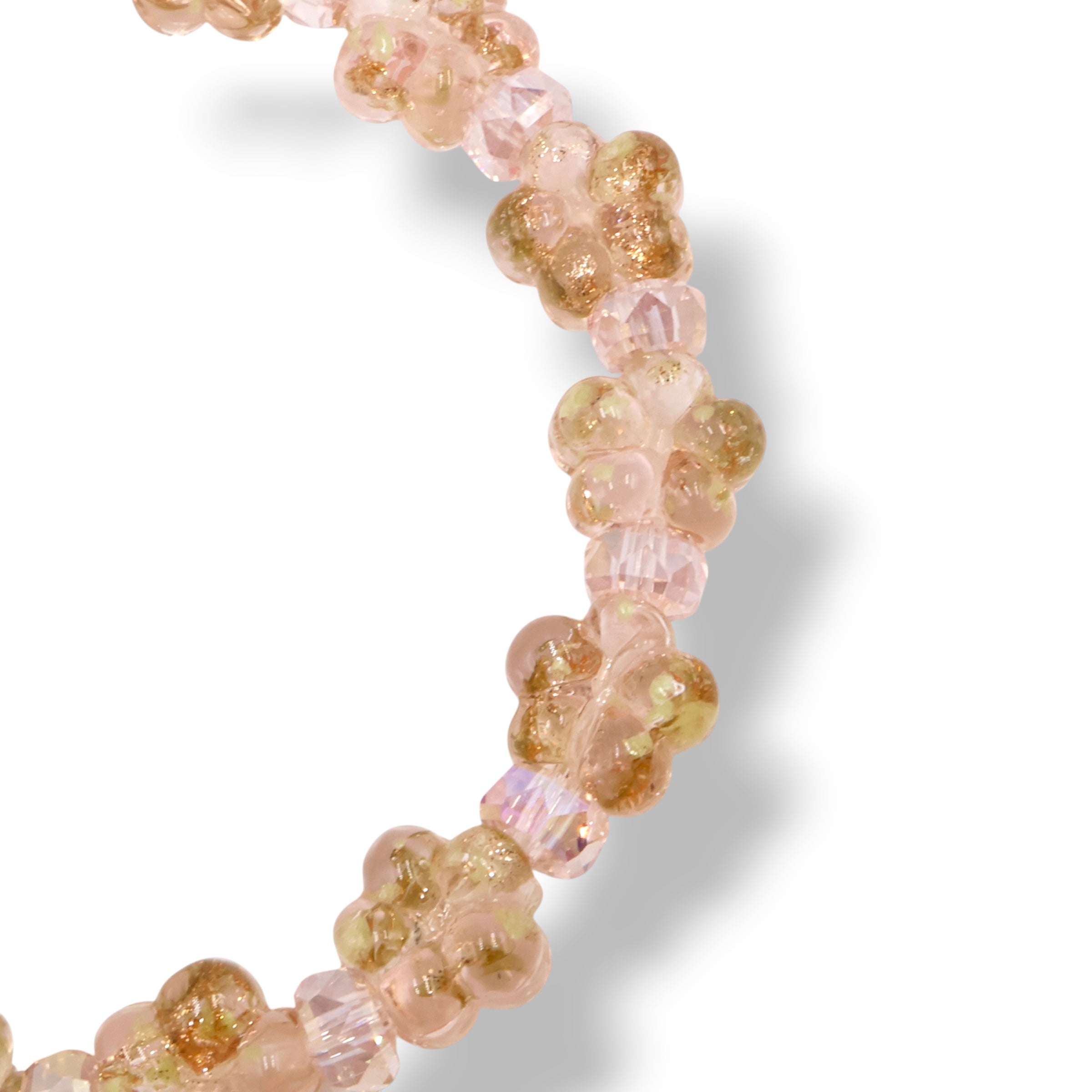 Glowing Plum Blossom Bracelet ~ Peach