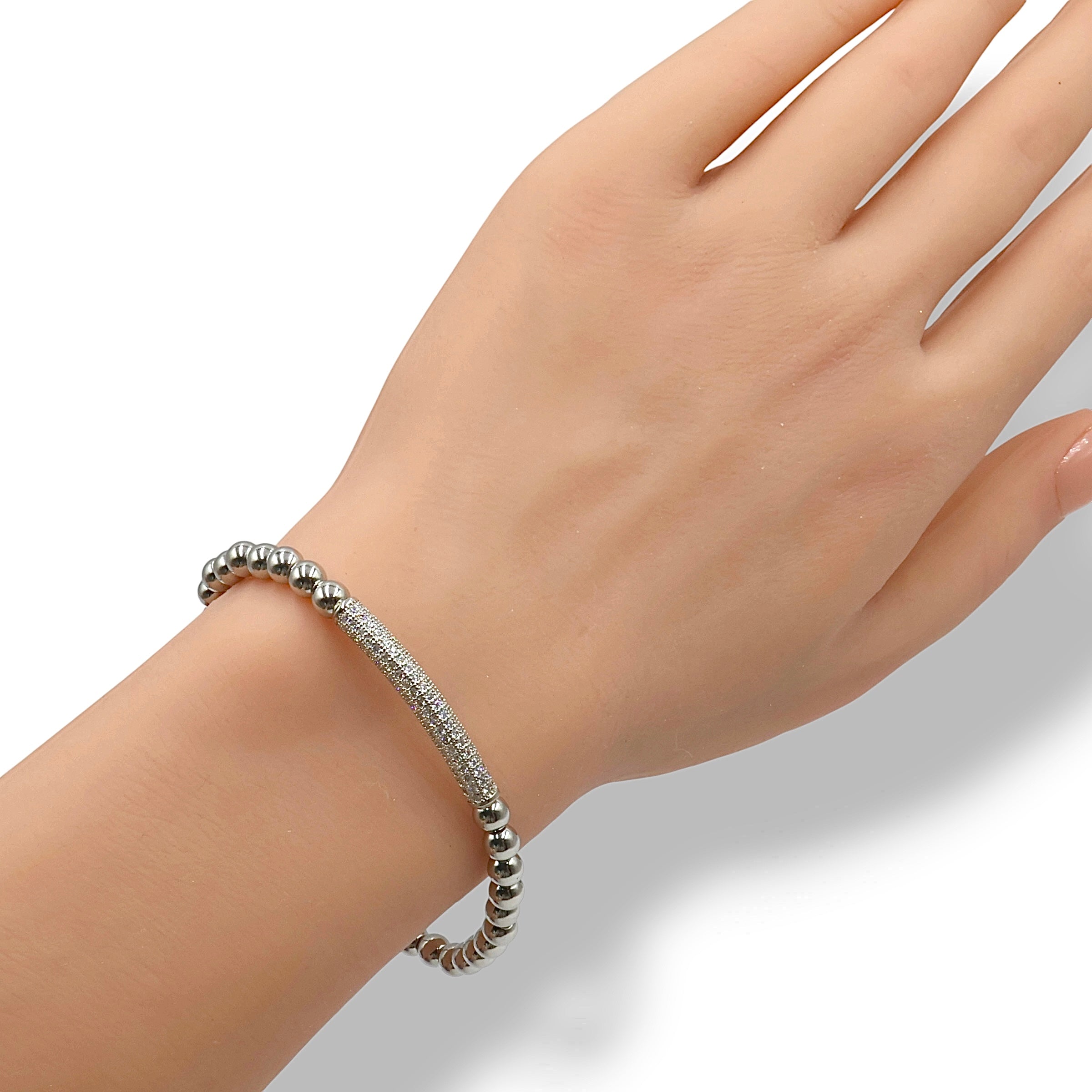 INOX Essentials | Pavé Bar Bracelet