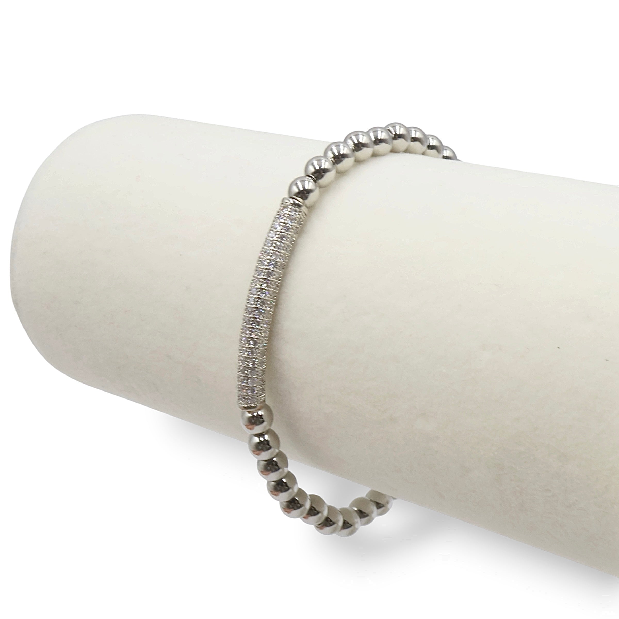 INOX Essentials | Pavé Bar Bracelet