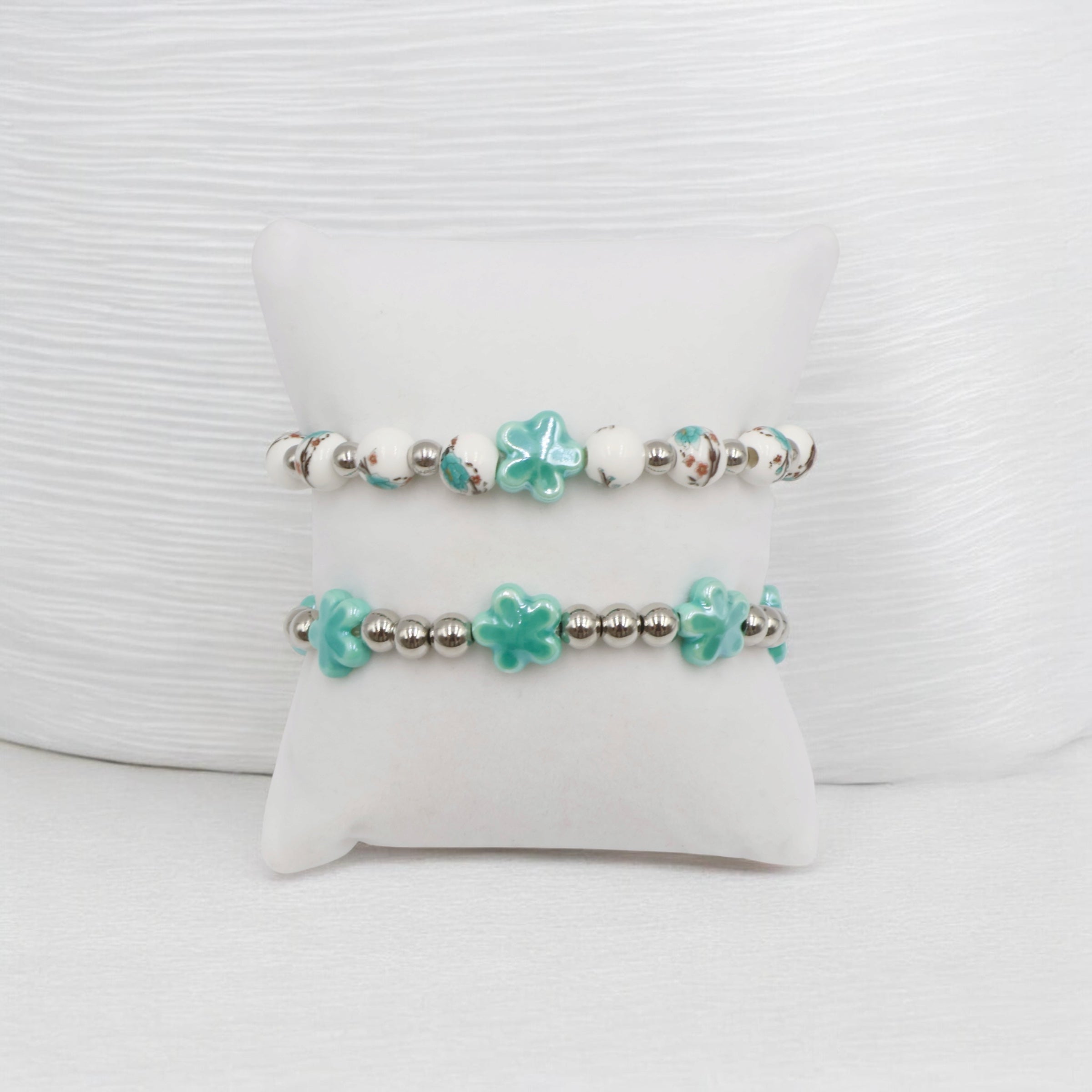 Steel Garden Bracelet ~ Teal